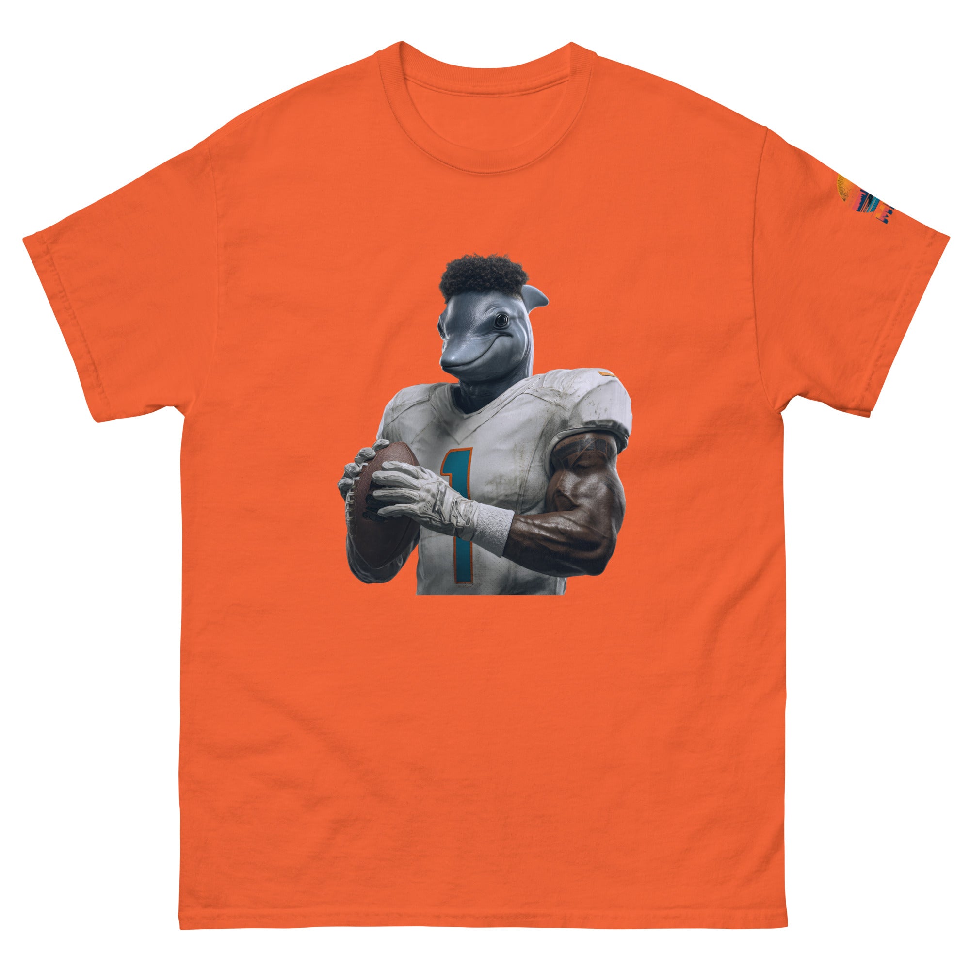 Dolphin 7 M Unisex classic tee Orange