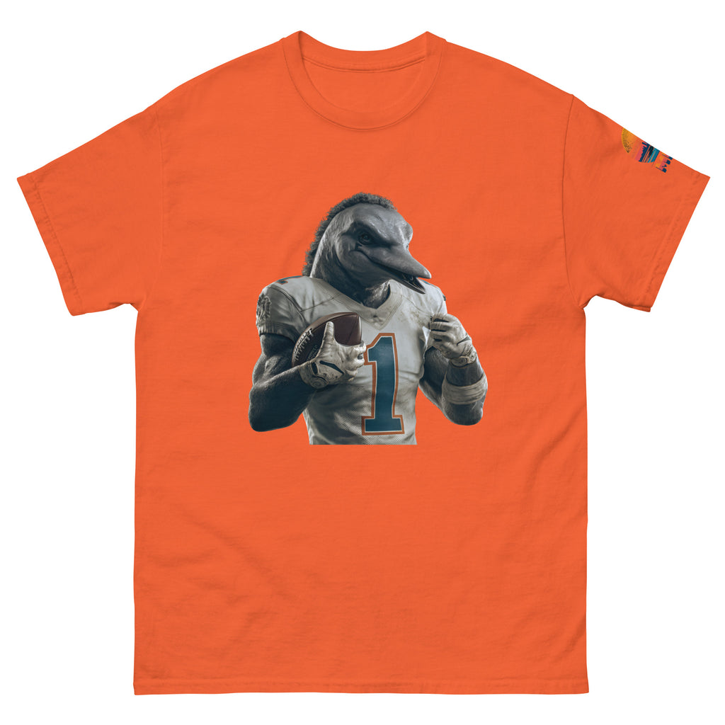 Dolphin 8 M Unisex classic tee Orange