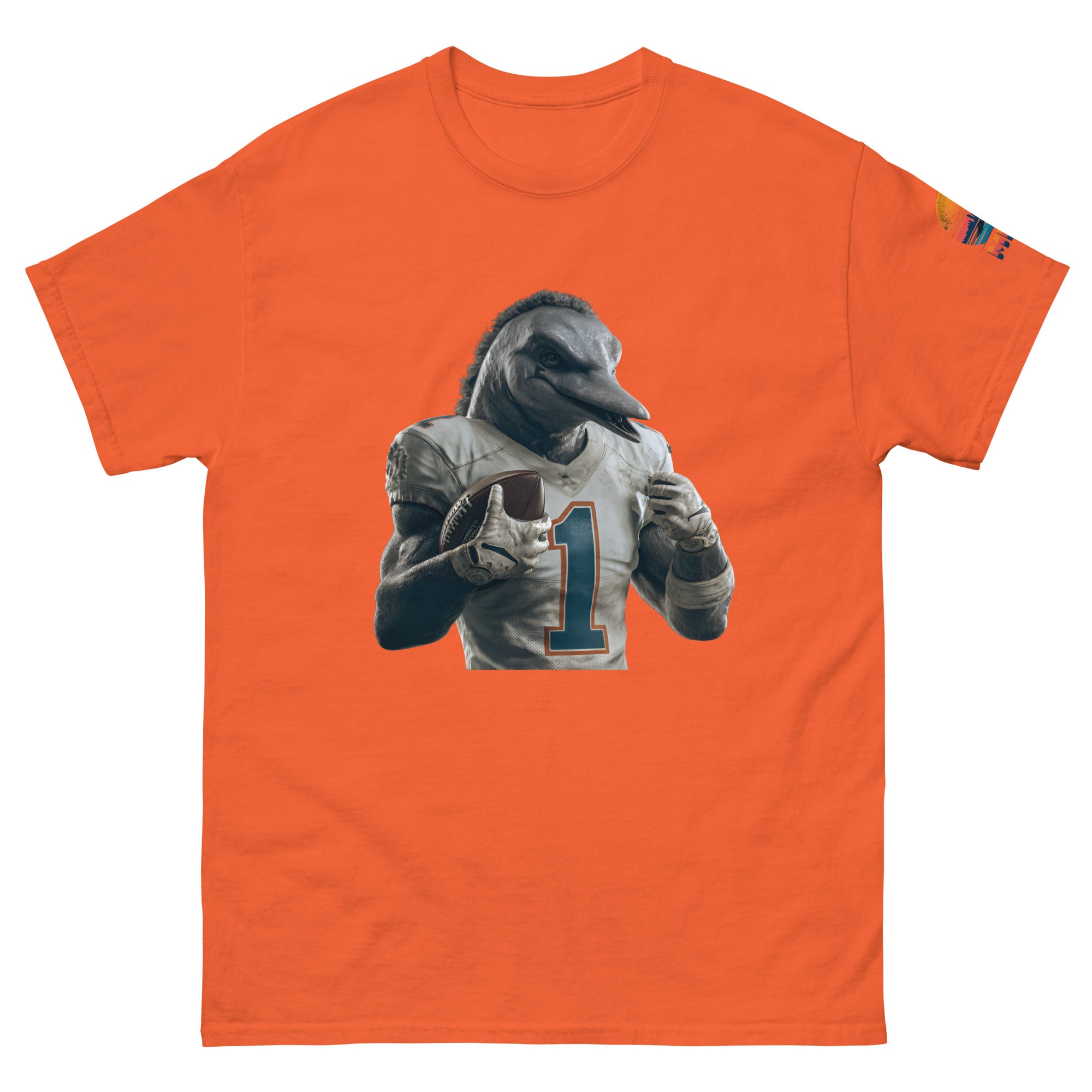 Dolphin 8 M Unisex classic tee Orange