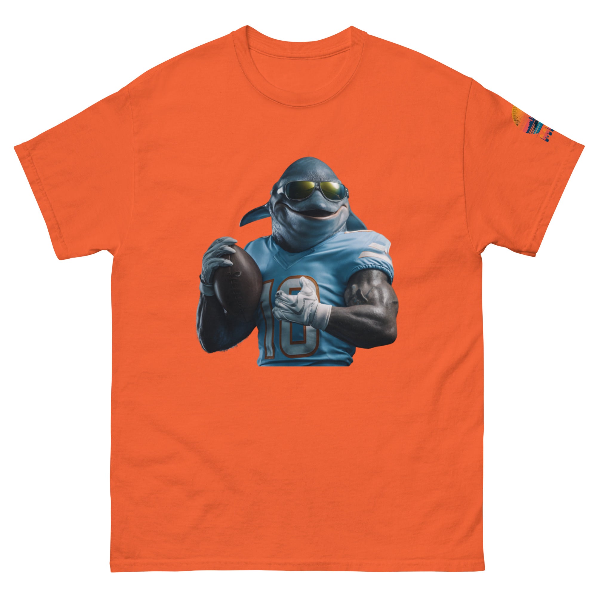 Dolphin 10 M Unisex classic tee Orange