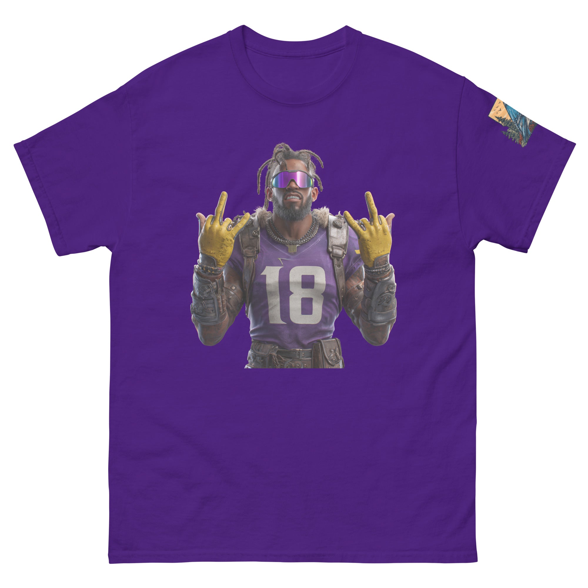 Viking 4 M Unisex classic tee Purple