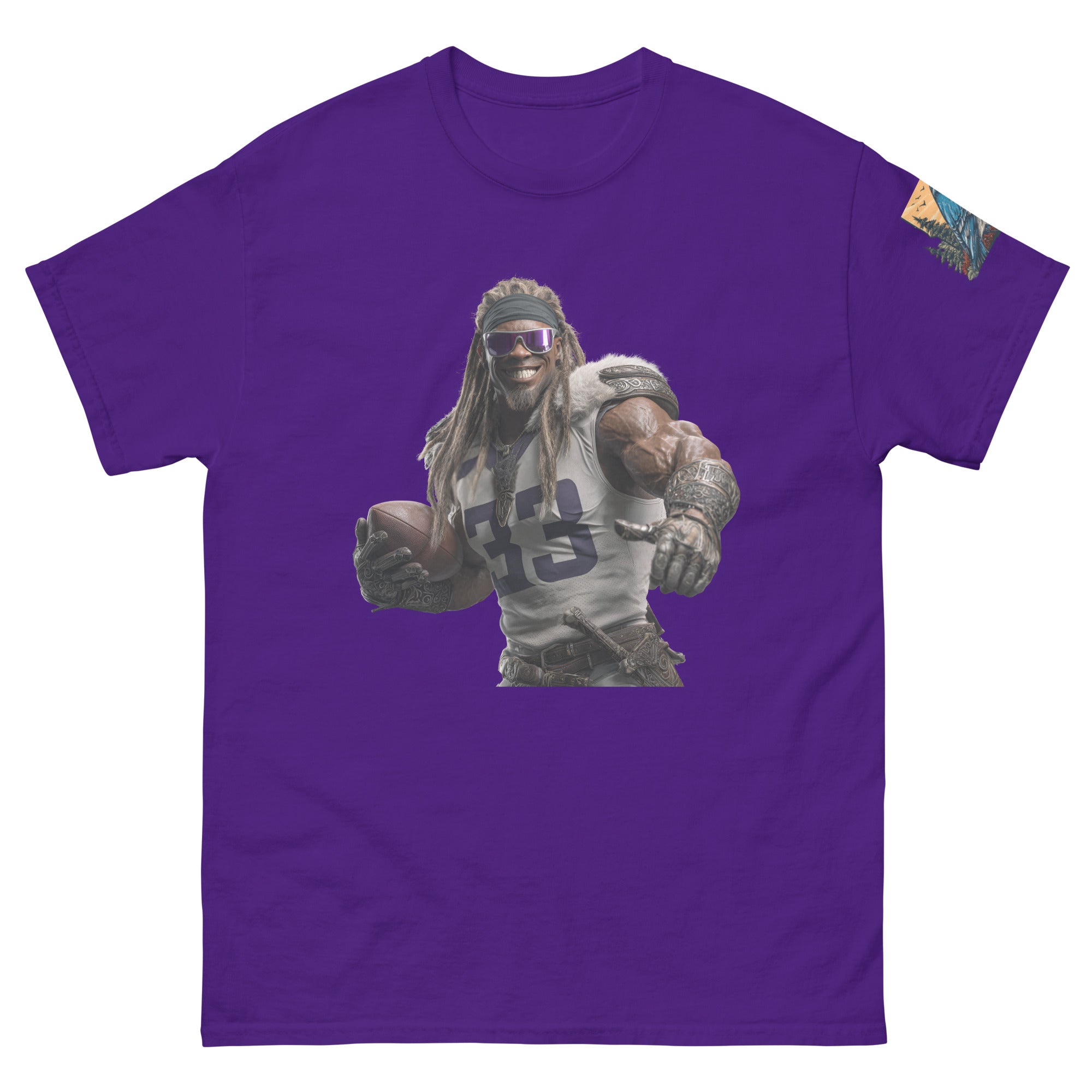Viking 8 M Unisex classic tee Purple