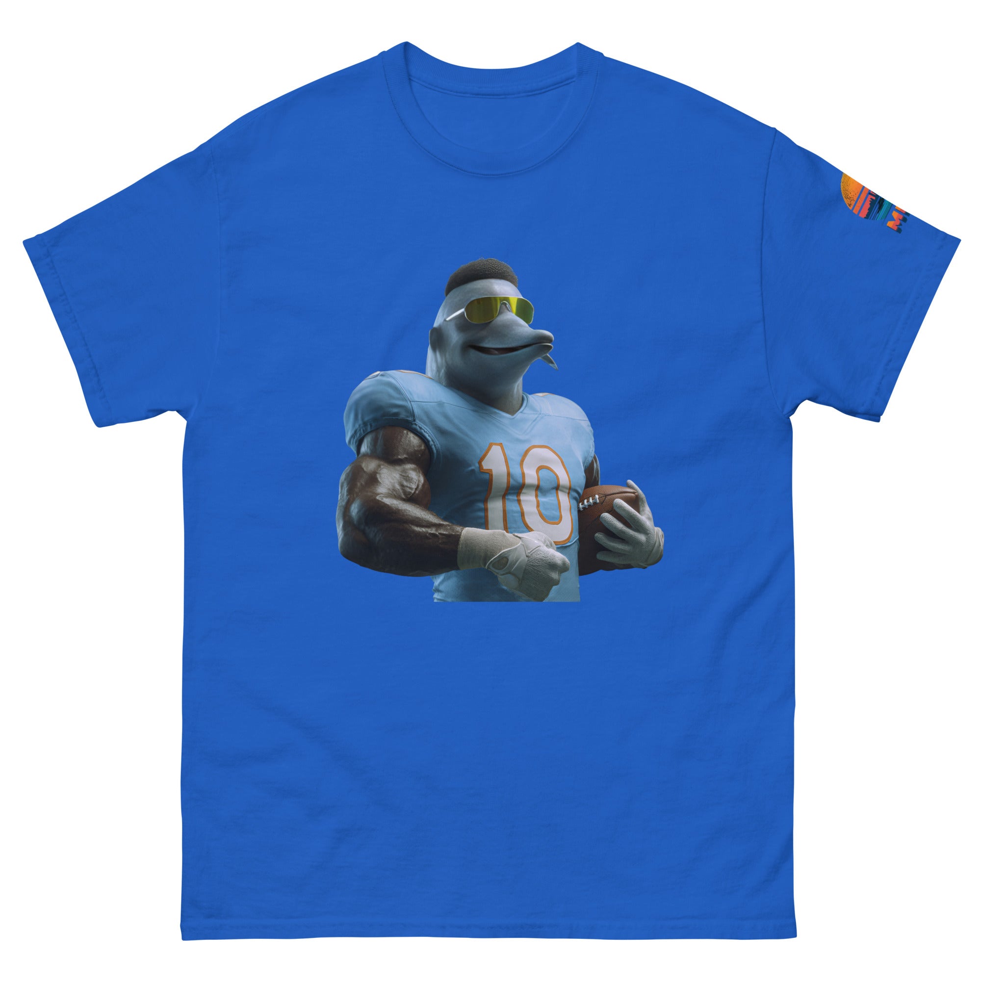 Dolphin 9 M Unisex classic tee Royal