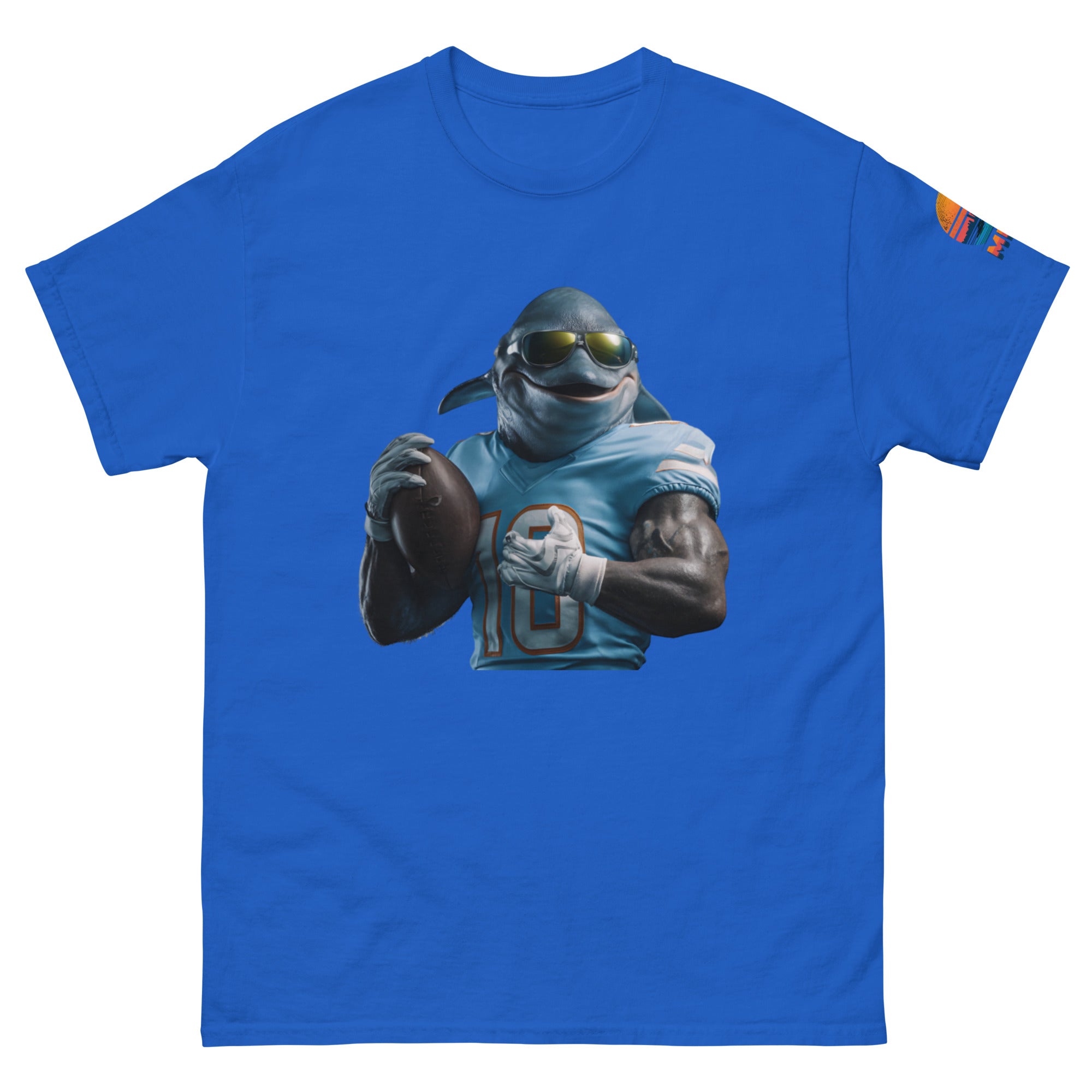 Dolphin 10 M Unisex classic tee Royal
