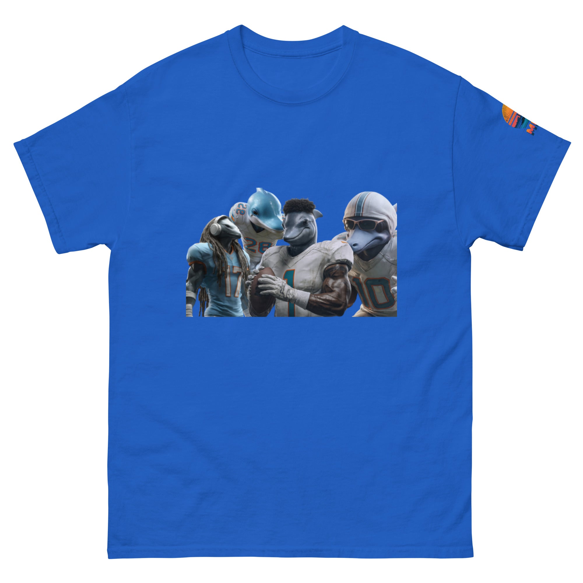 Dolphin 12 M Unisex classic tee Royal