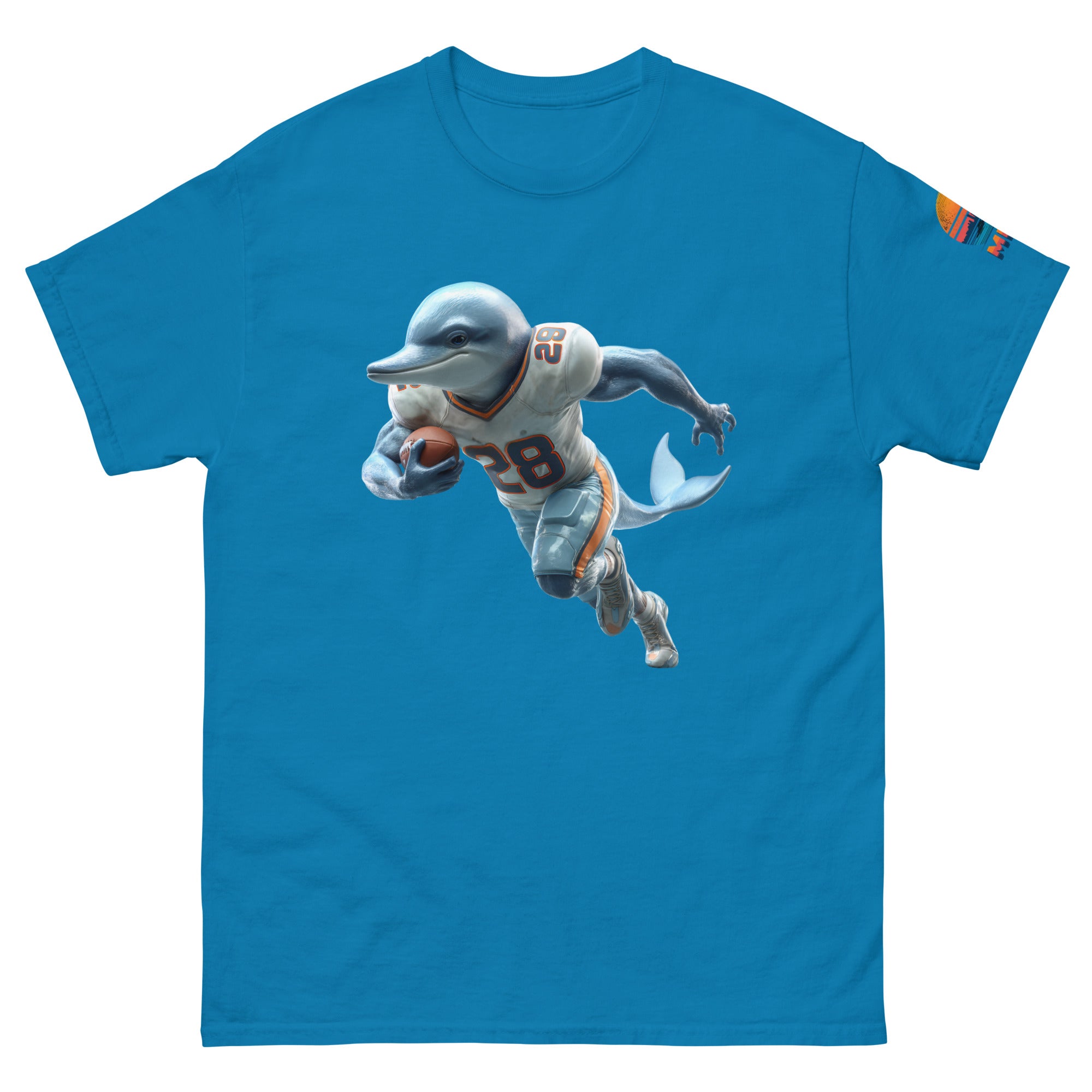 Dolphin 2 M Unisex classic tee Sapphire