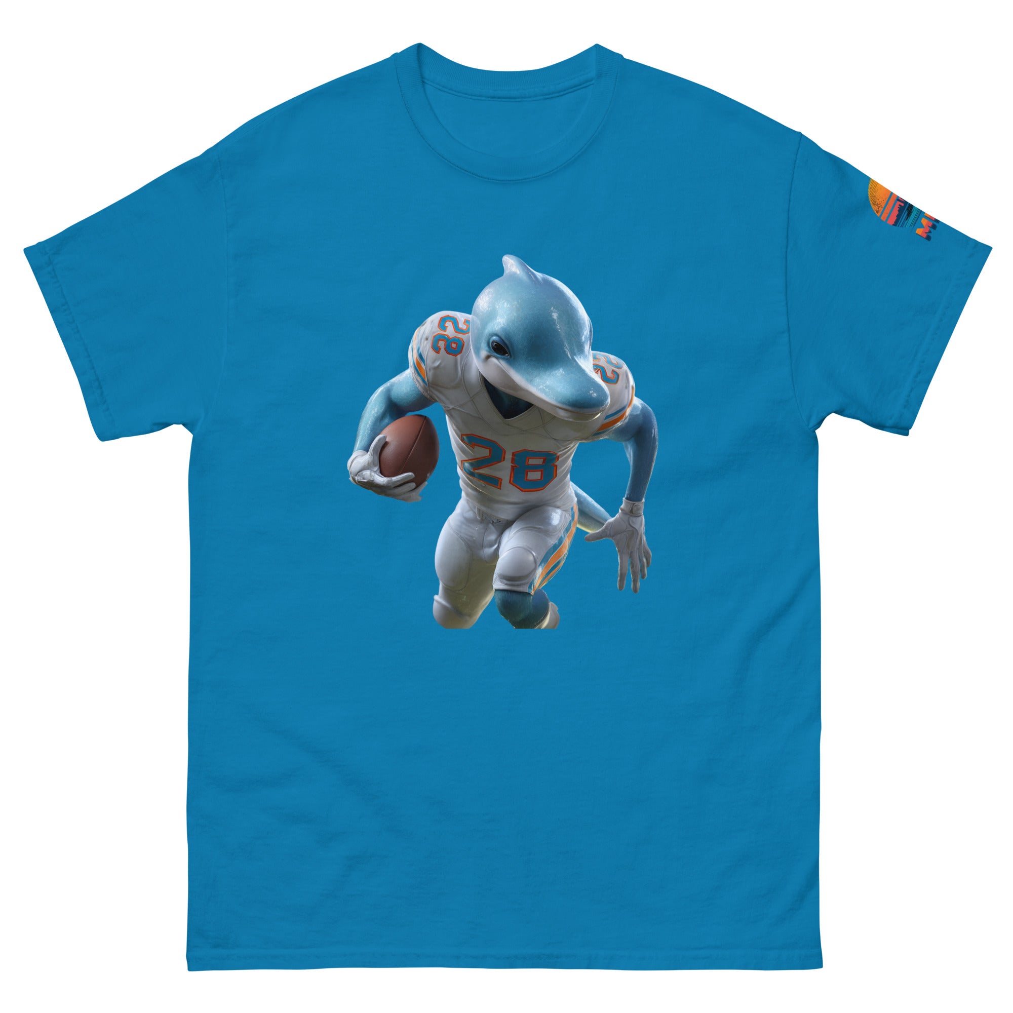 Dolphin 3 M Unisex classic tee Sapphire