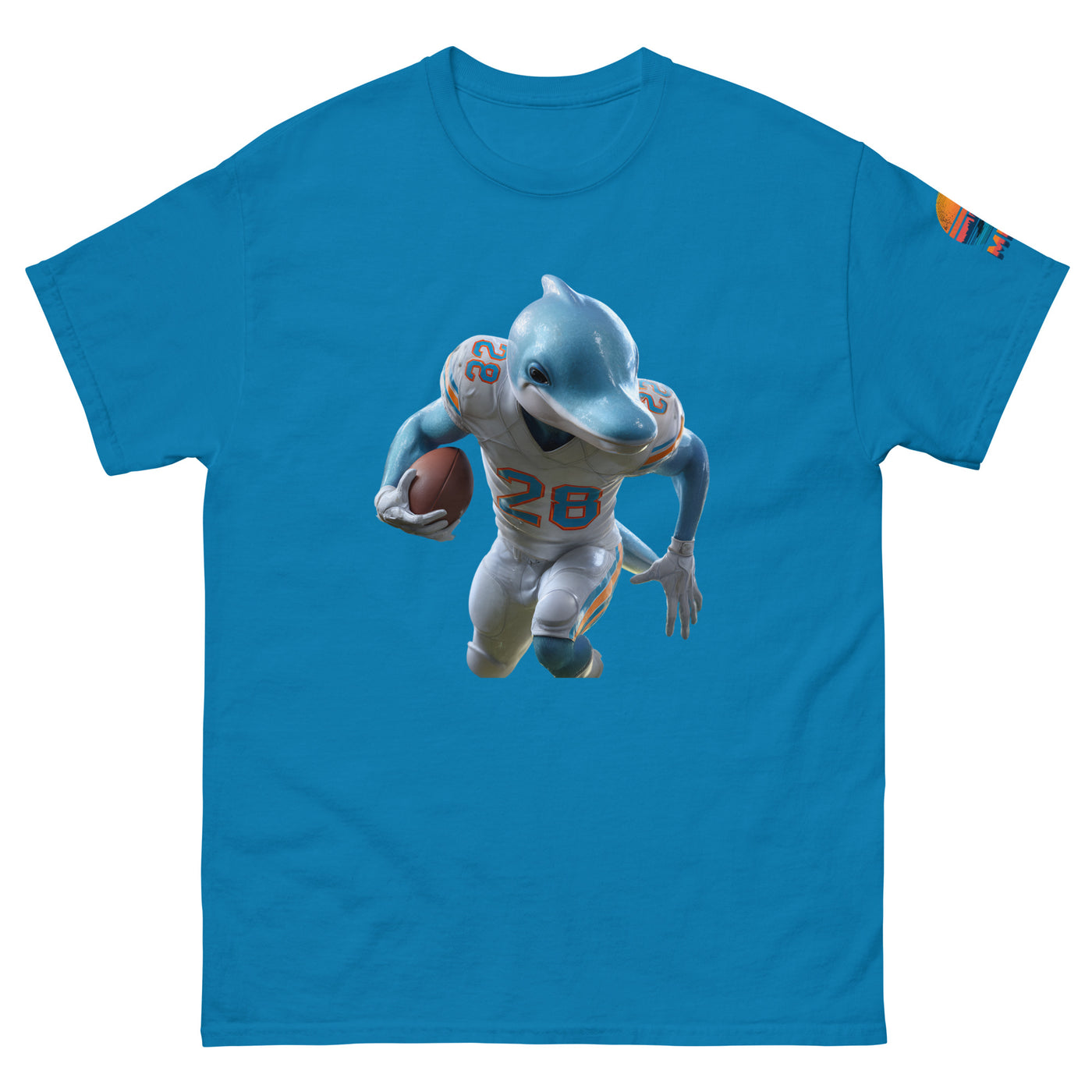 Dolphin 3 M Unisex classic tee Sapphire