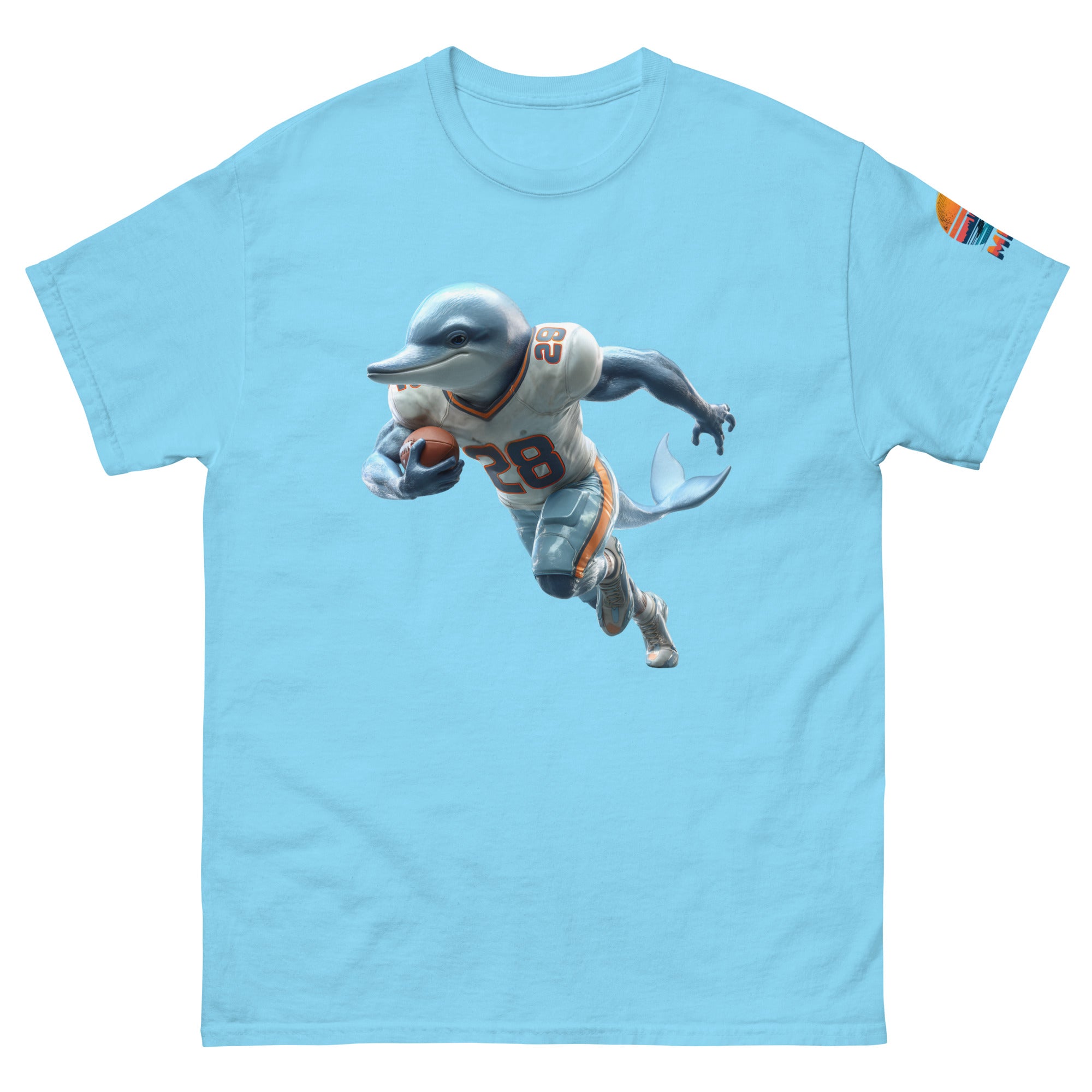Dolphin 2 M Unisex classic tee Sky