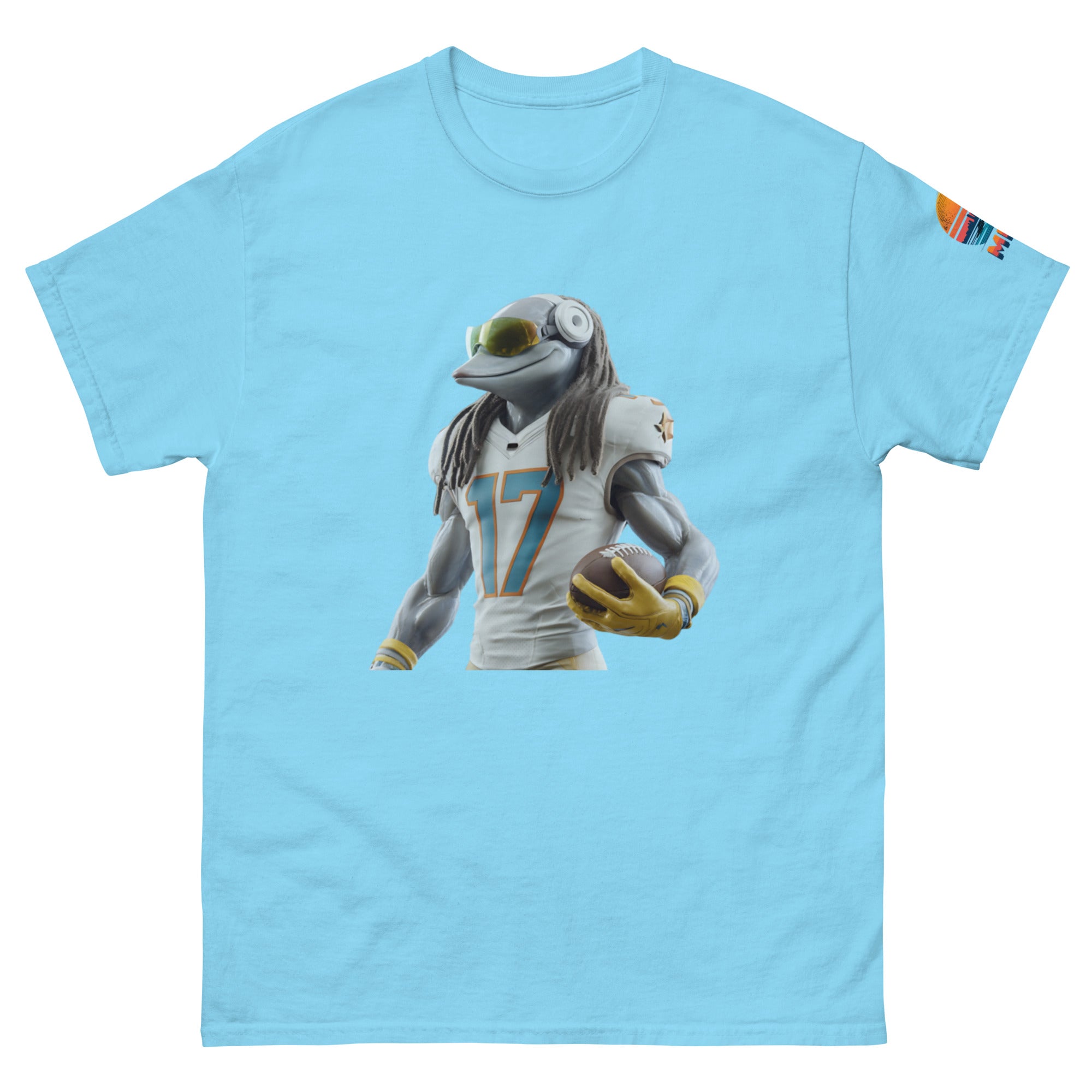 Dolphin 5 M Unisex classic tee Sky