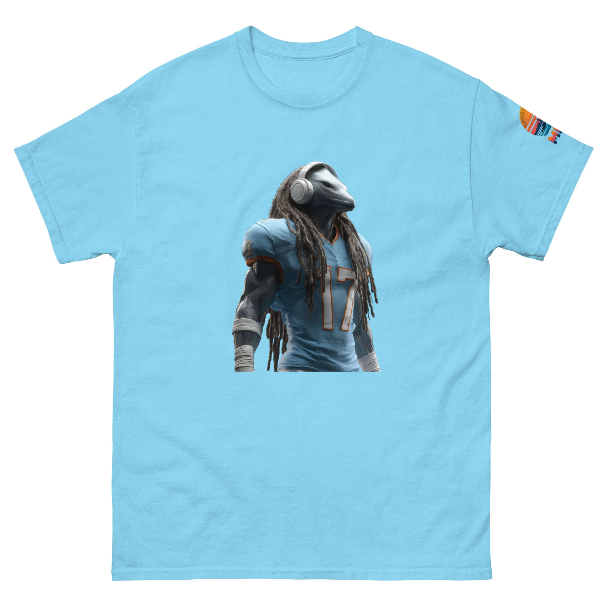 Dolphin 6 M Unisex classic tee Sky