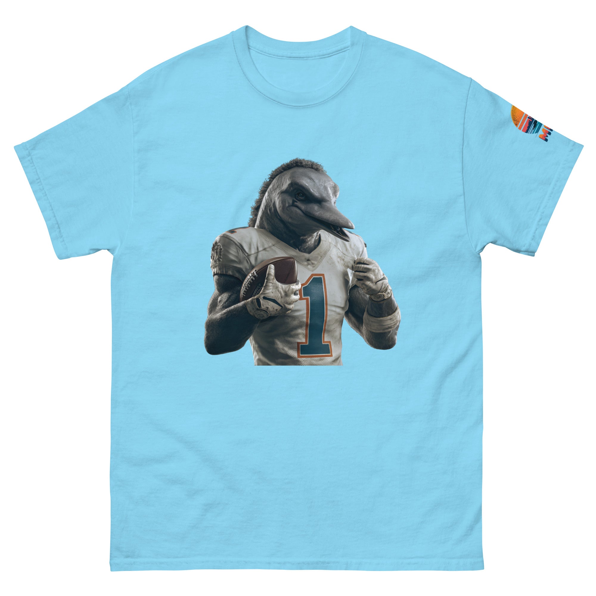 Dolphin 8 M Unisex classic tee Sky
