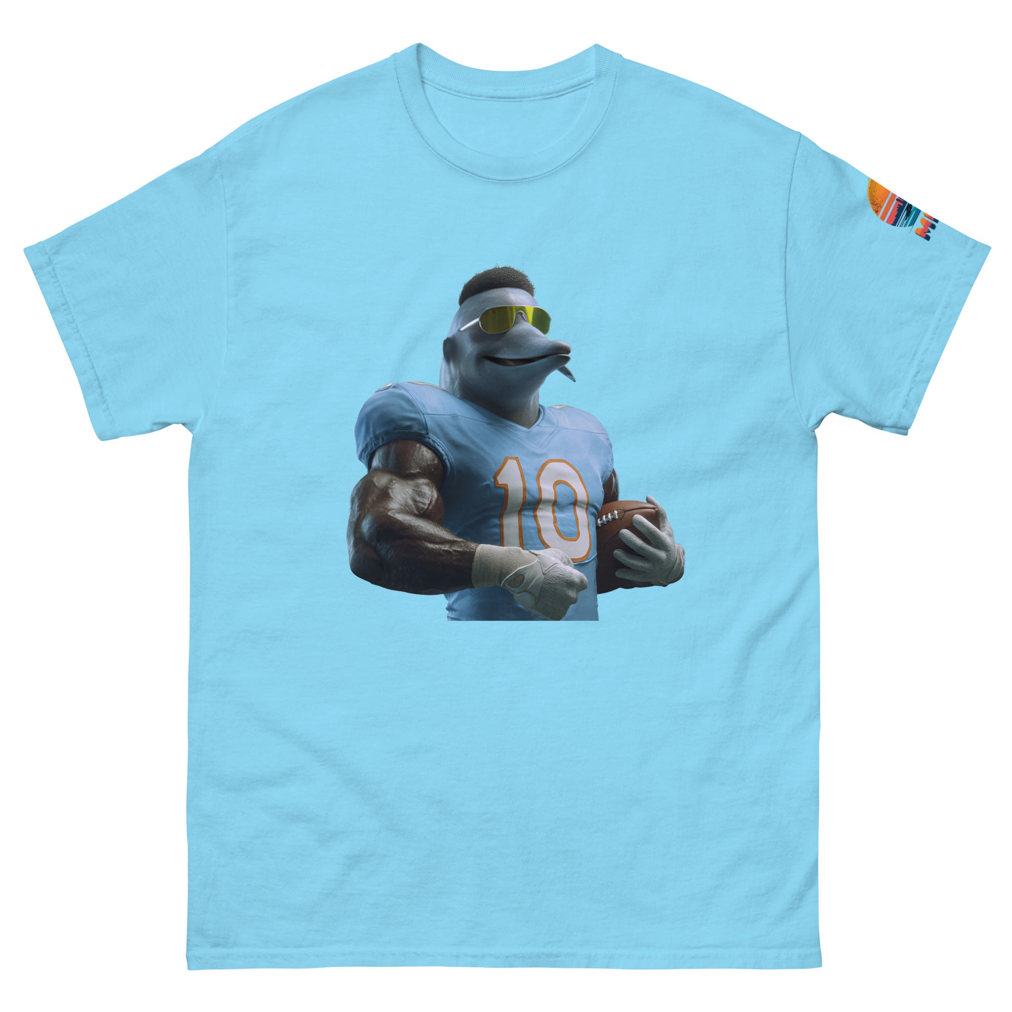 Dolphin 9 M Unisex classic tee Sky