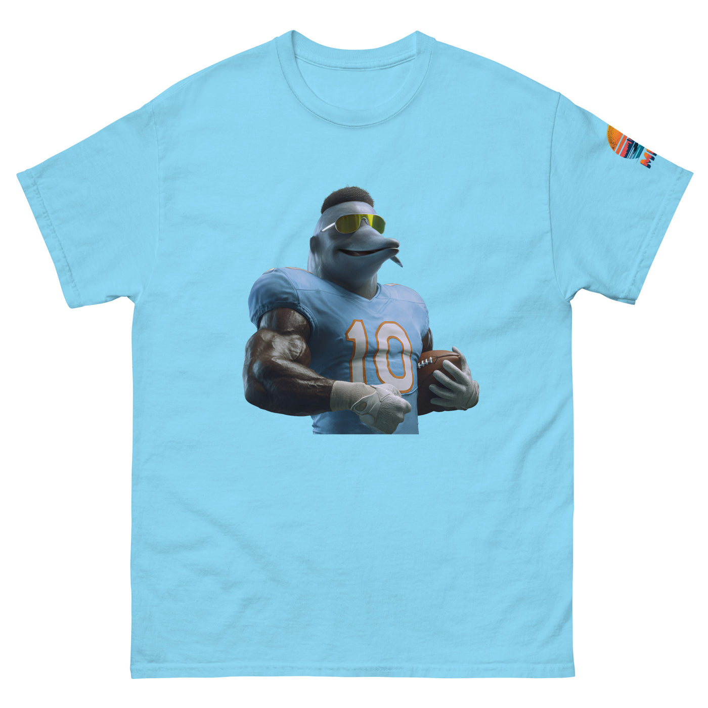 Dolphin 9 M Unisex classic tee Sky