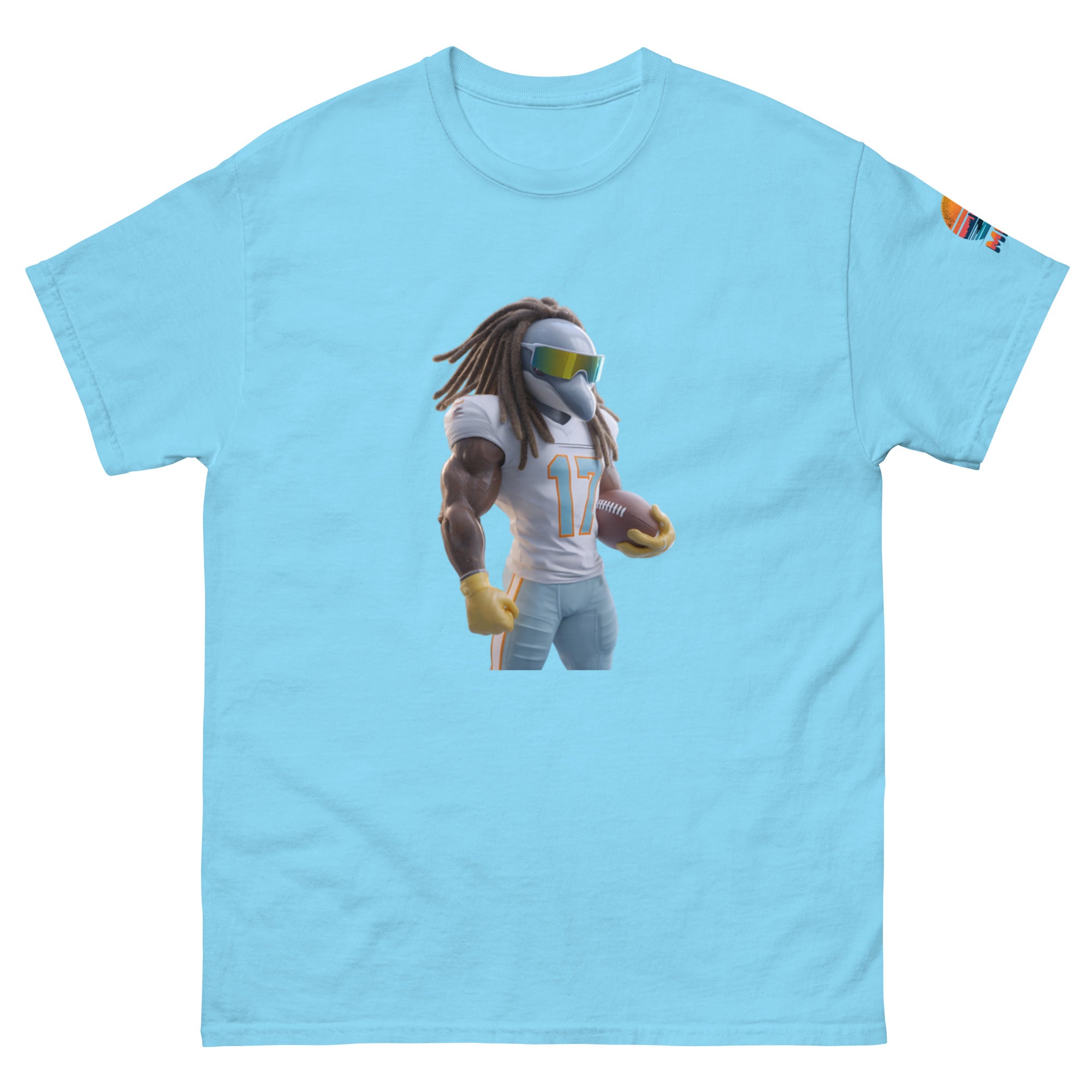 Dolphin 11 M Unisex classic tee Sky