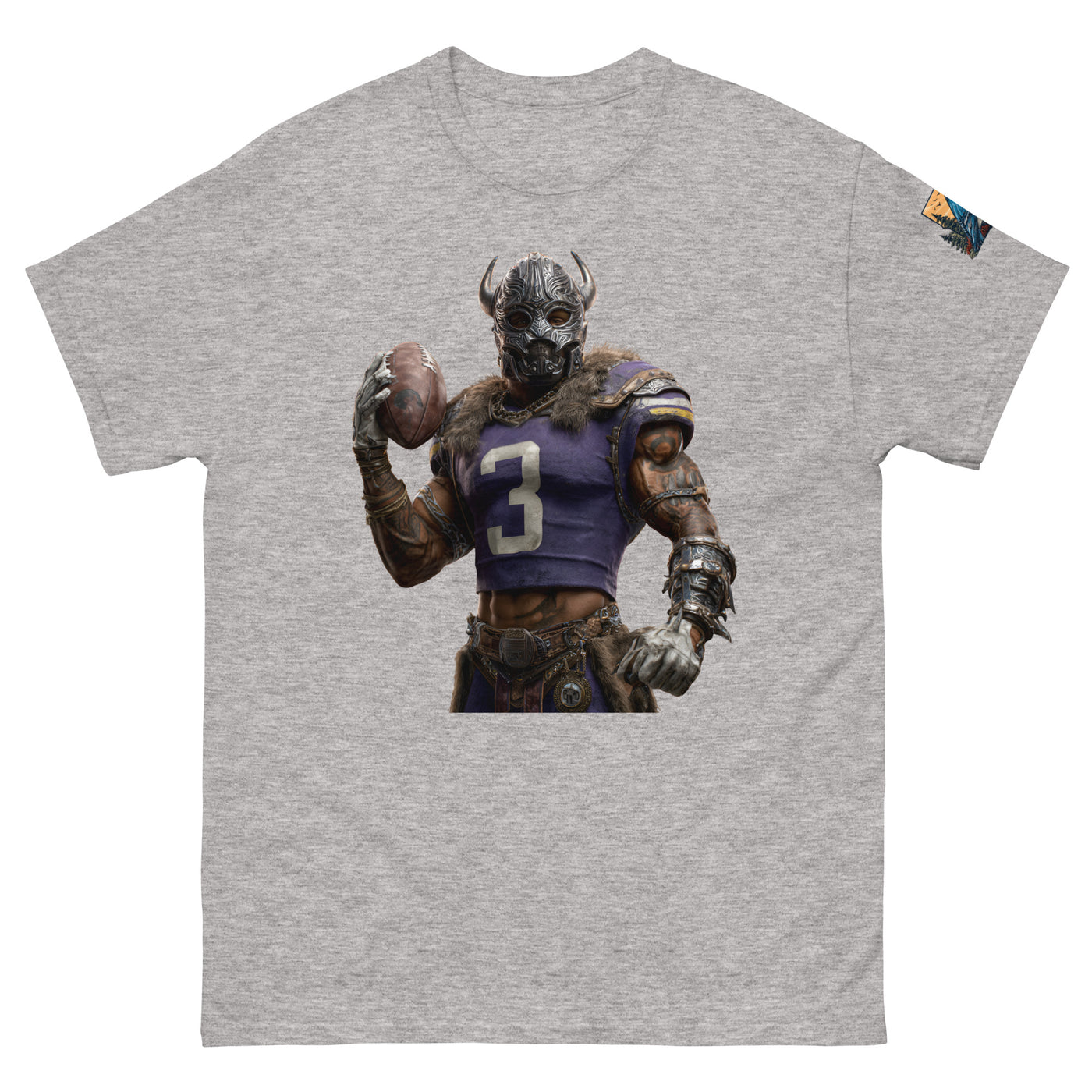 Viking 7 M Unisex classic tee Sport Grey