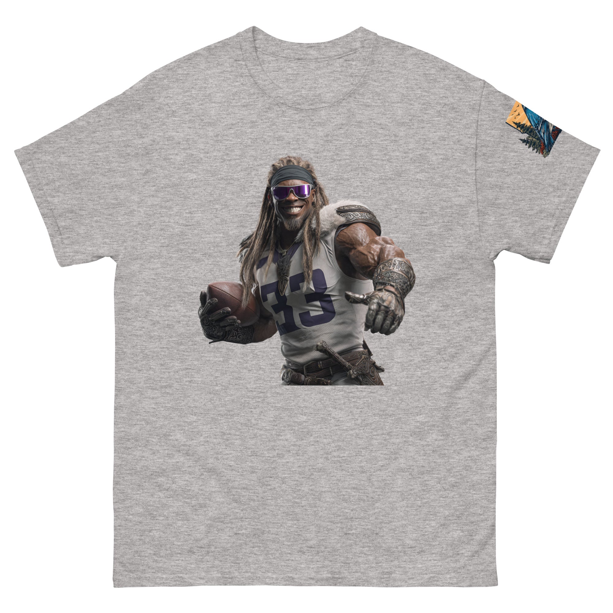 Viking 8 M Unisex classic tee Sport Grey