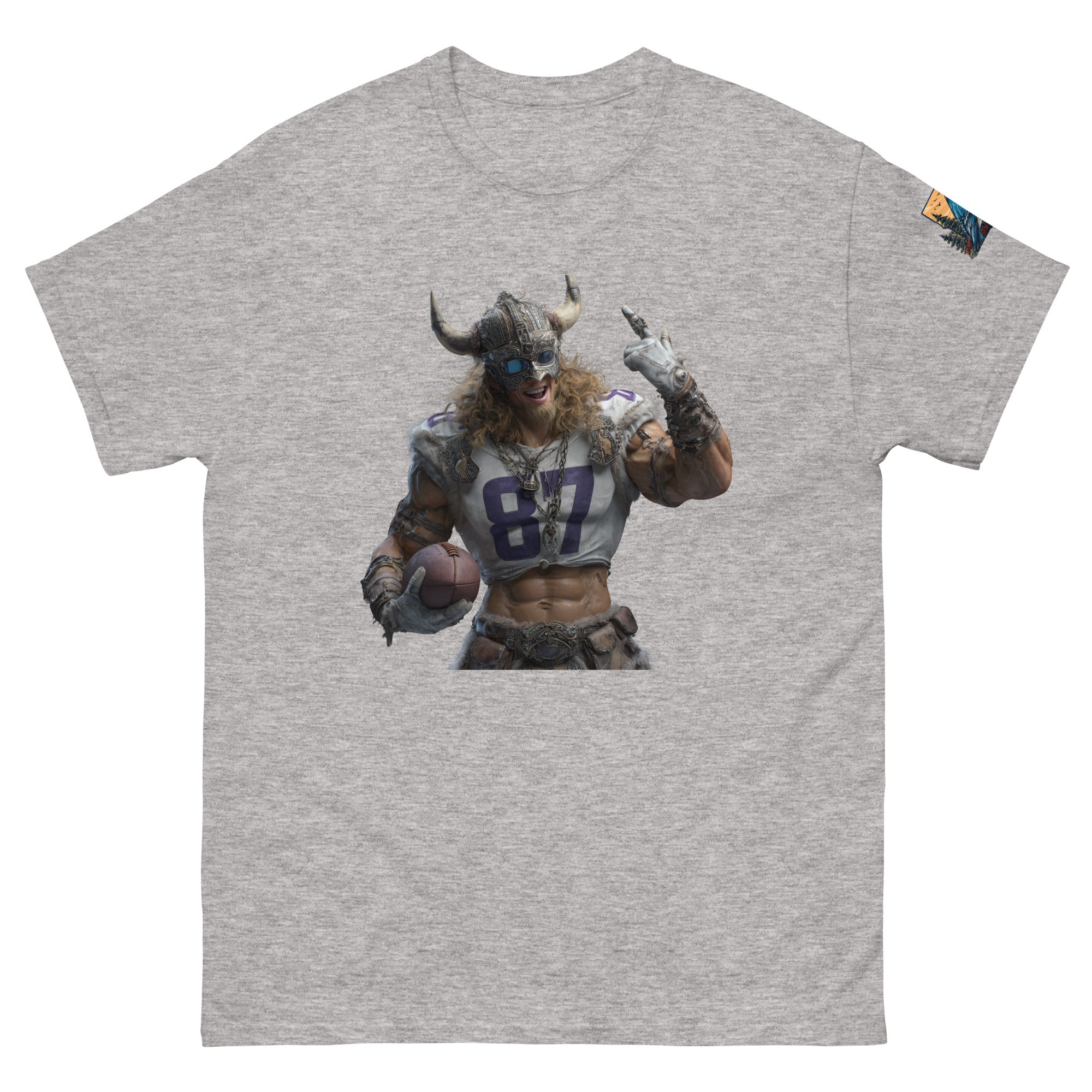 Viking 10 M Unisex classic tee Sport Grey