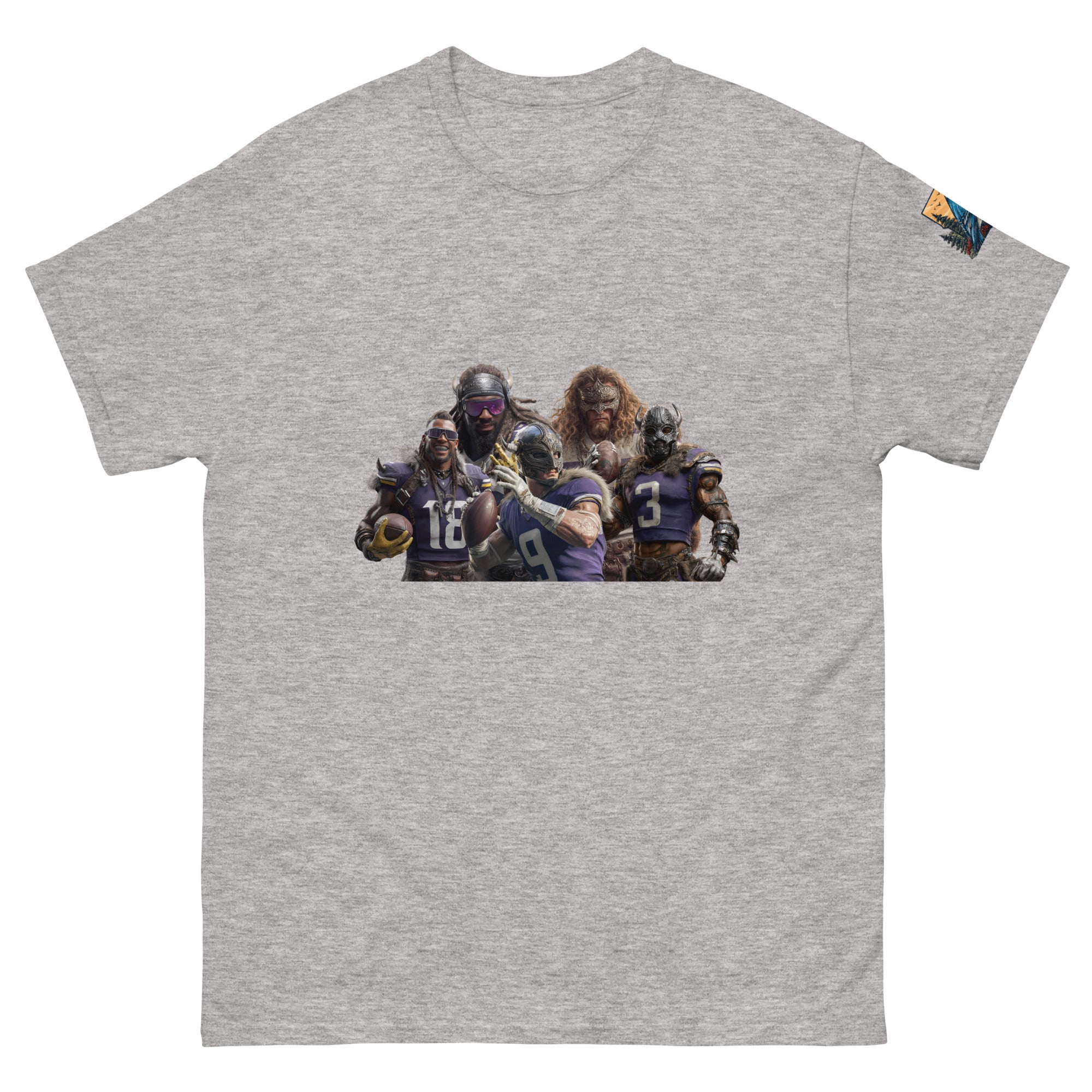 Viking 11 M Unisex classic tee Sport Grey