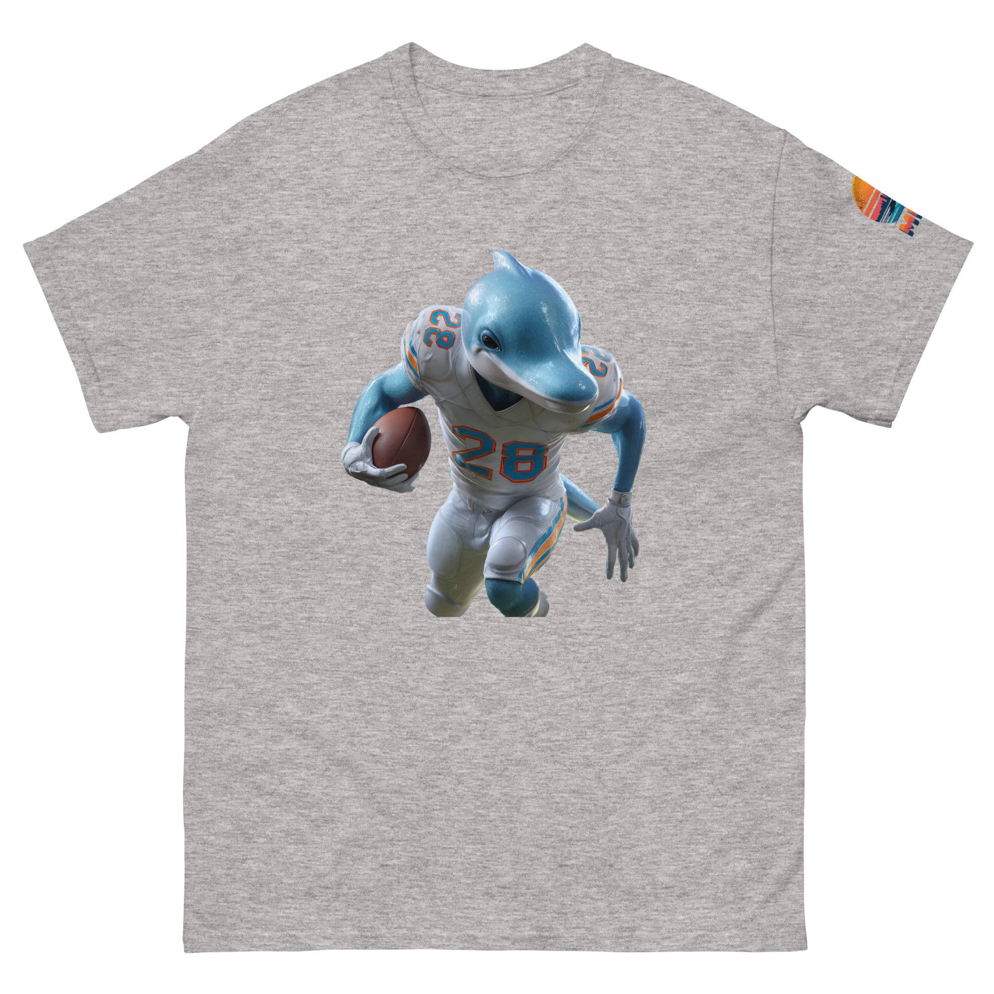 Dolphin 3 M Unisex classic tee Sport Grey