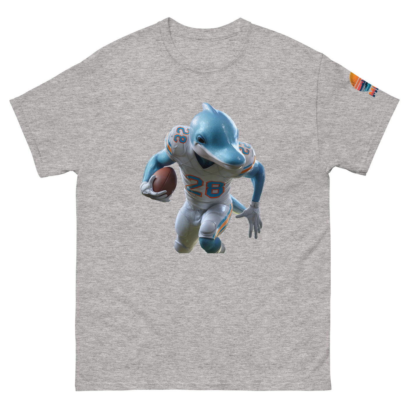 Dolphin 3 M Unisex classic tee Sport Grey