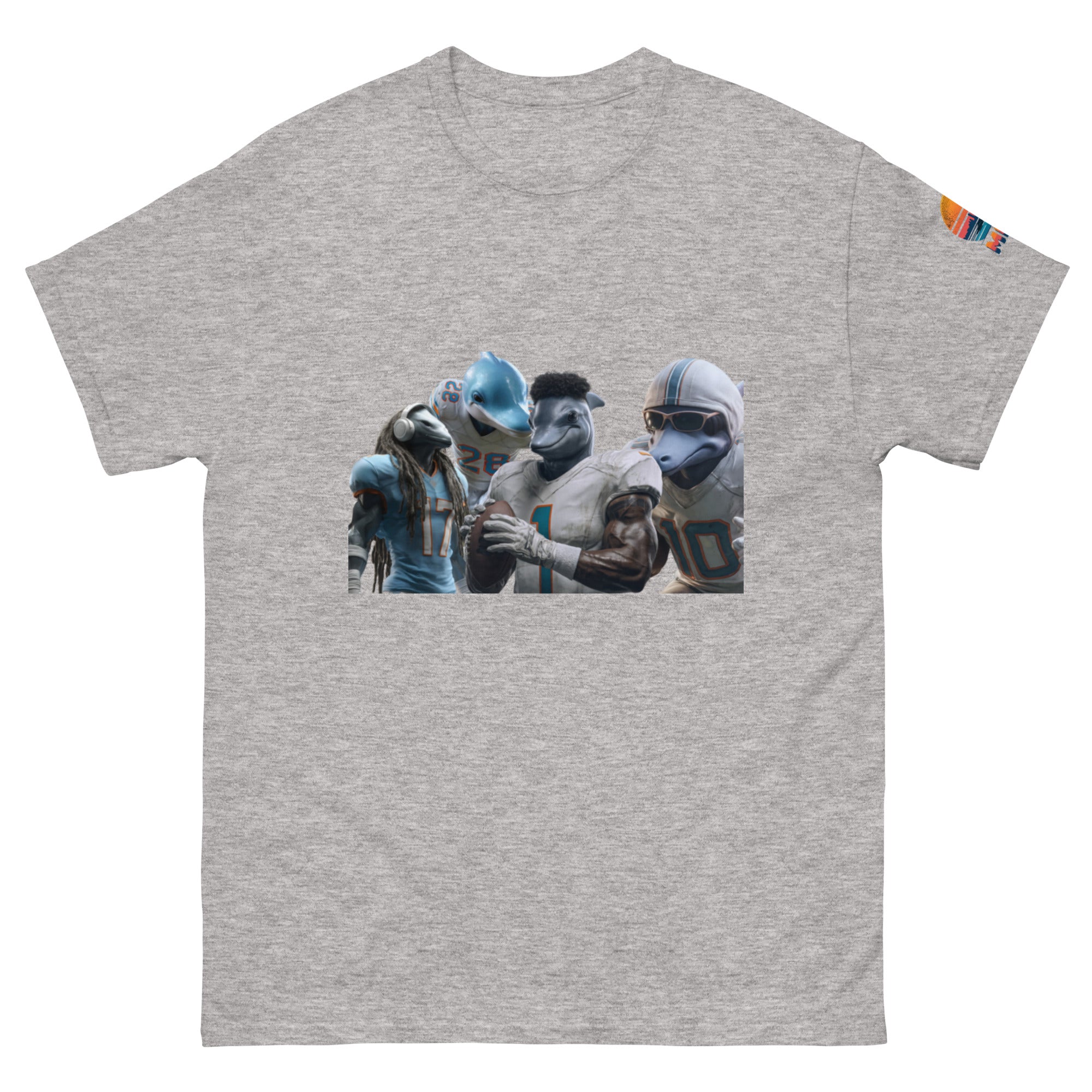 Dolphin 12 M Unisex classic tee Sport Grey