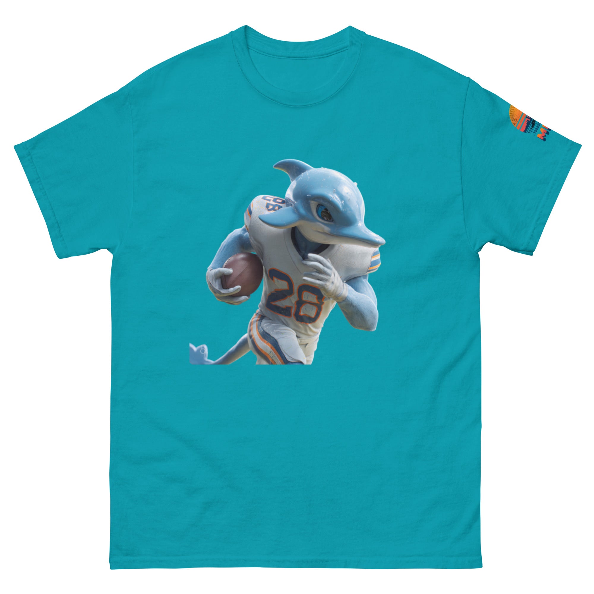 Dolphin 1 M Unisex classic tee Tropical Blue