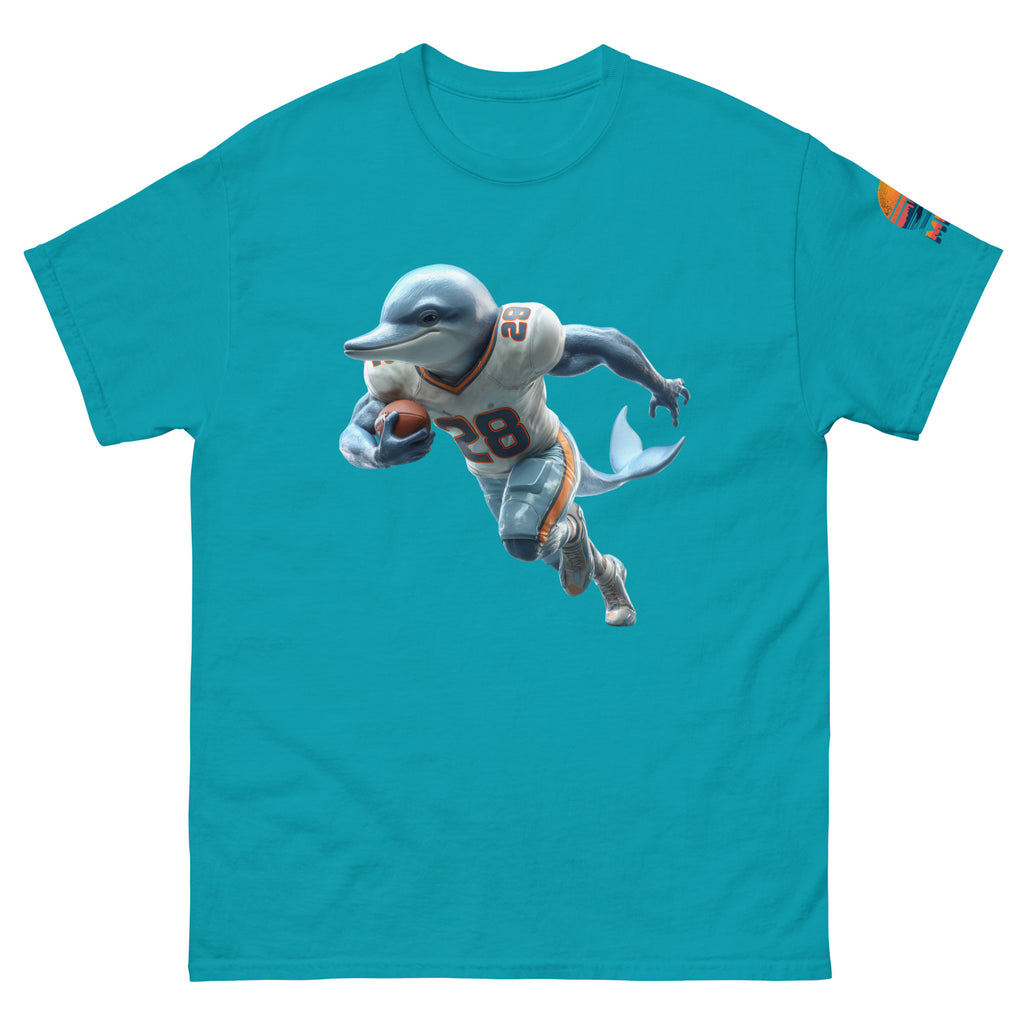 Dolphin 2 M Unisex classic tee Tropical Blue