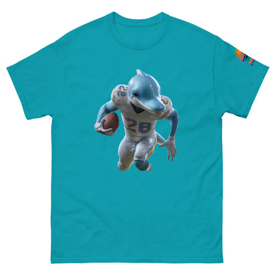 Dolphin 3 M Unisex classic tee Tropical Blue