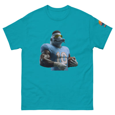 Dolphin 9 M Unisex classic tee Tropical Blue