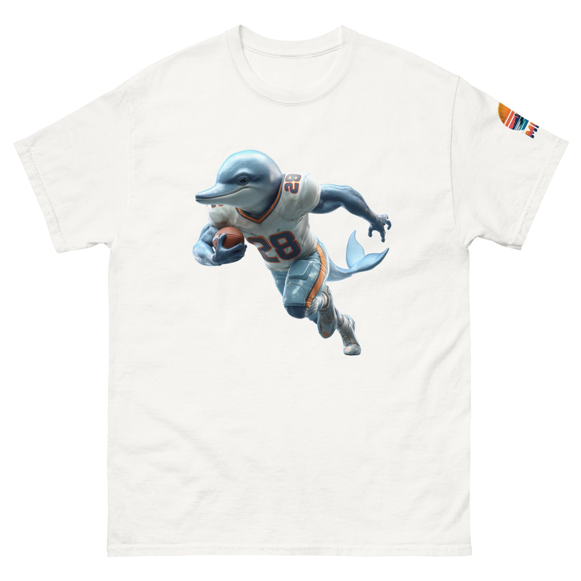 Dolphin 2 M Unisex classic tee White