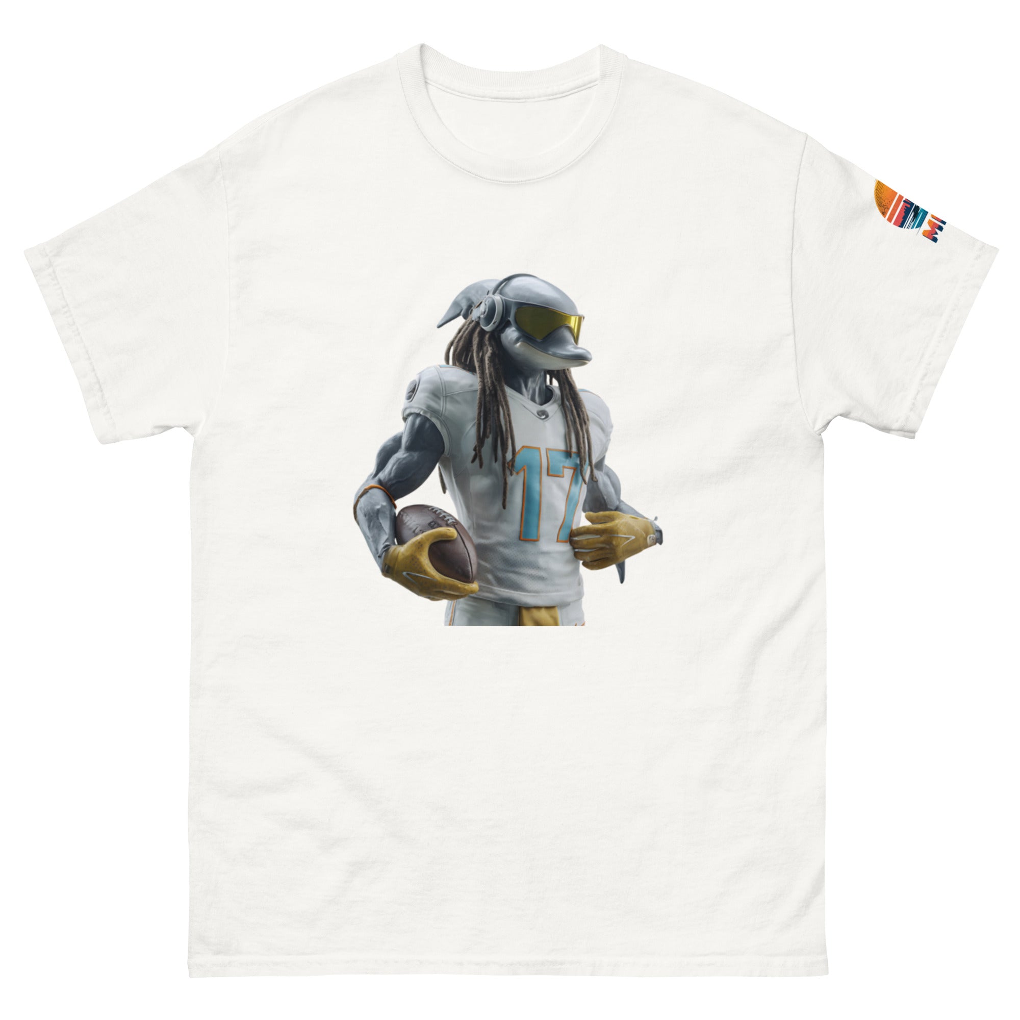 Dolphin 4 M Unisex classic tee White
