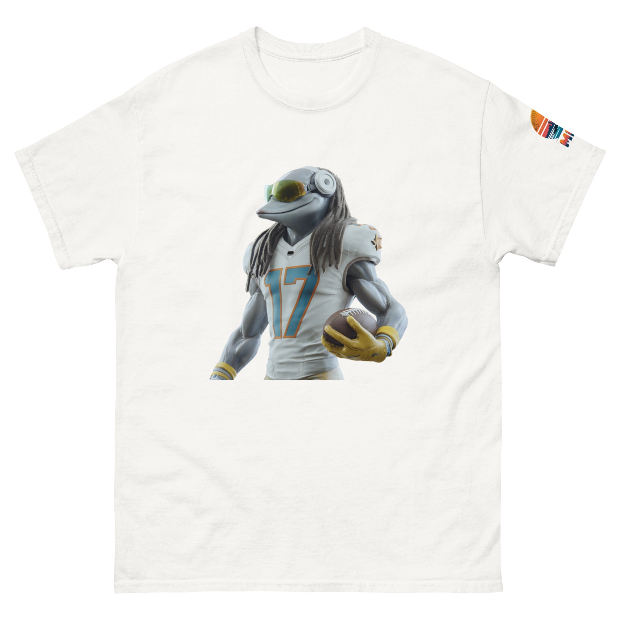 Dolphin 5 M Unisex classic tee White