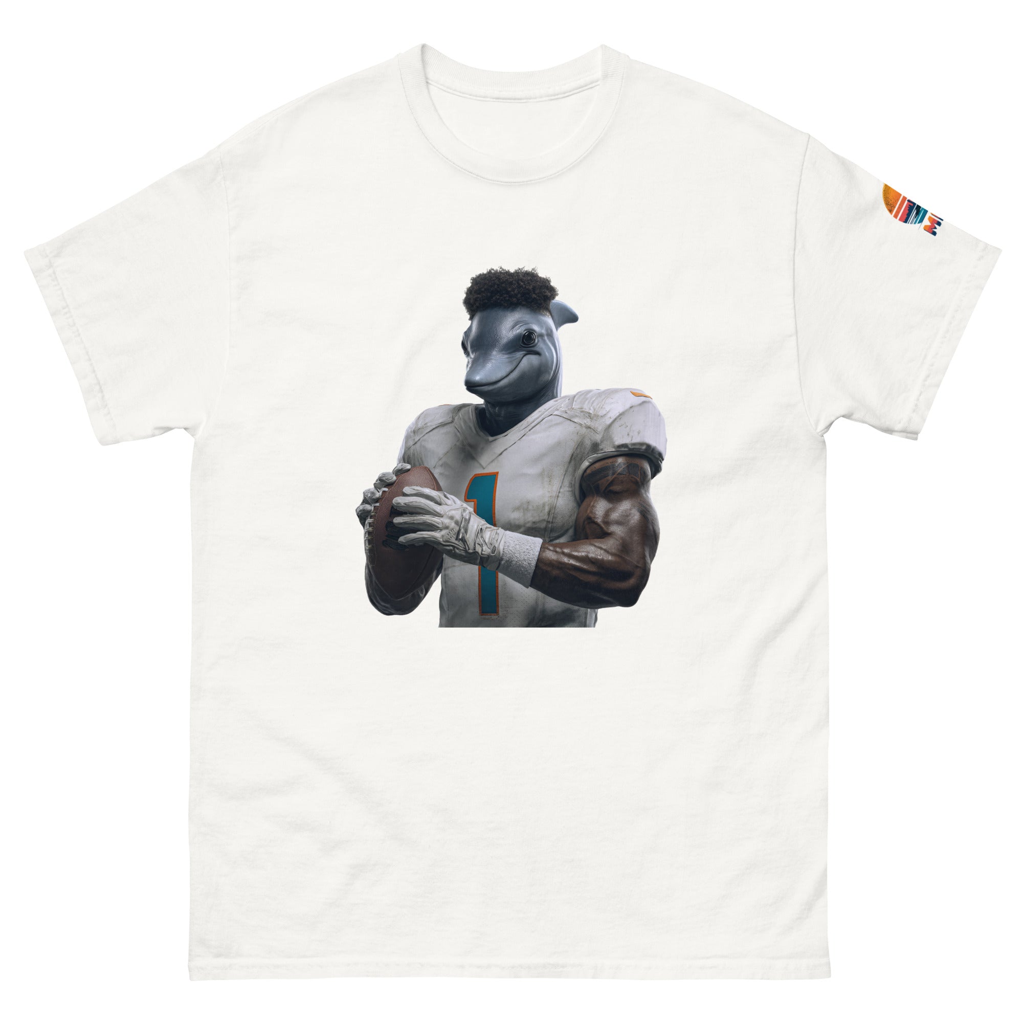 Dolphin 7 M Unisex classic tee White