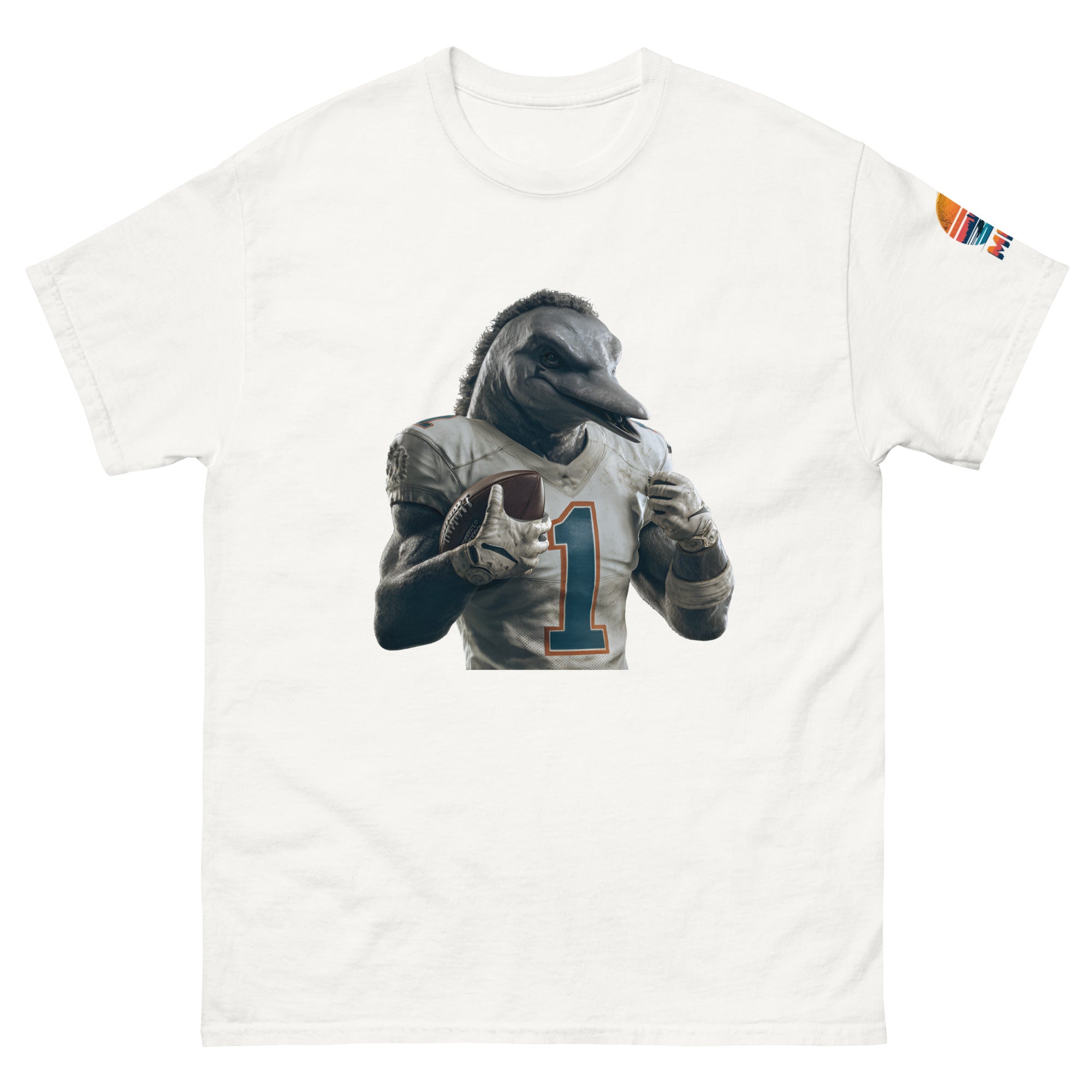 Dolphin 8 M Unisex classic tee White