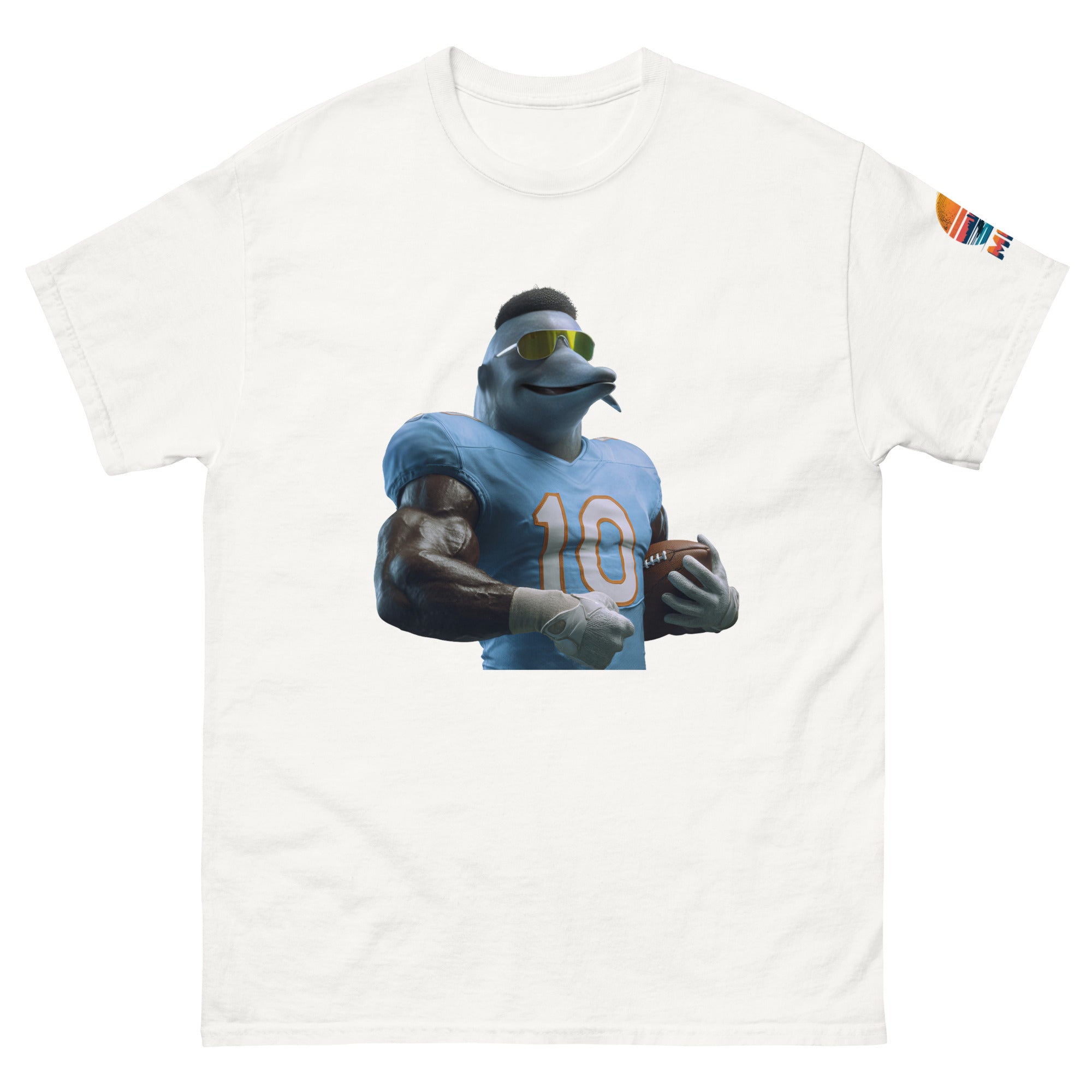 Dolphin 9 M Unisex classic tee White