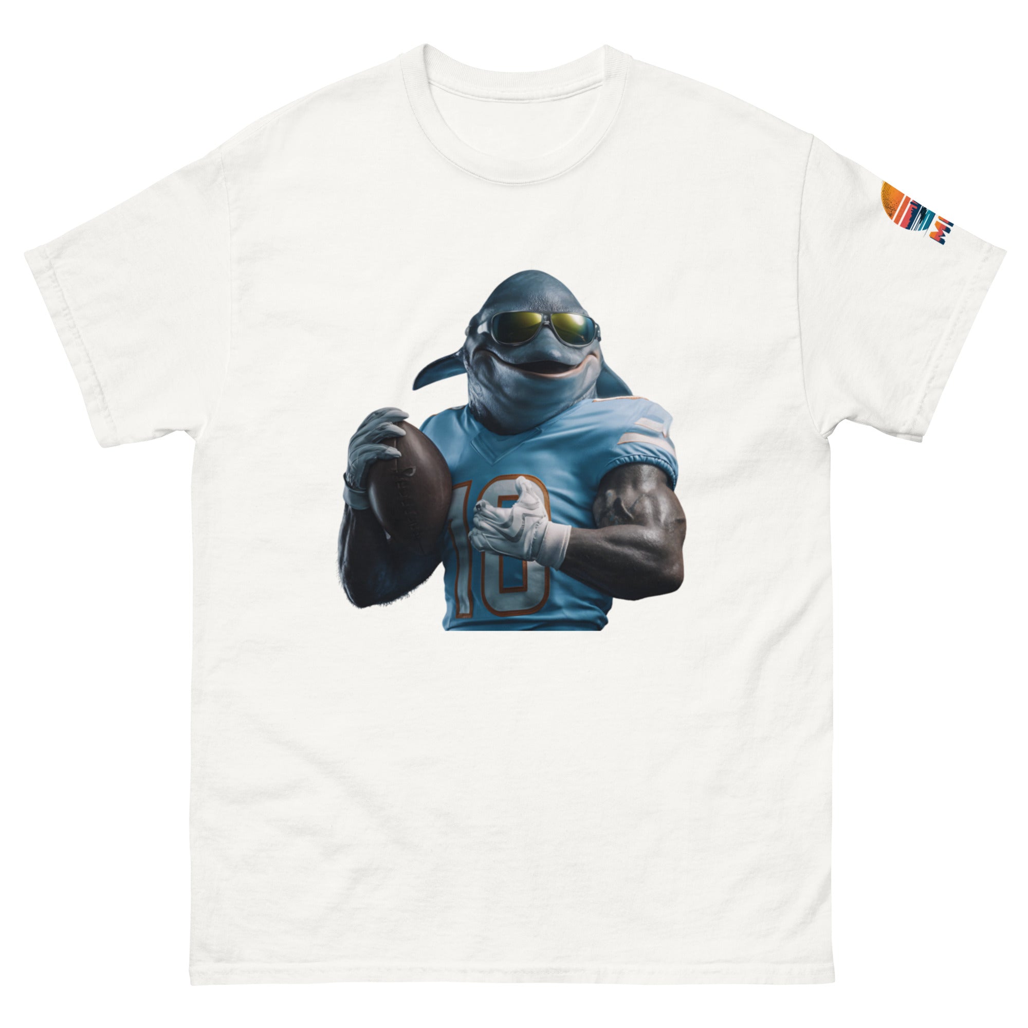 Dolphin 10 M Unisex classic tee White
