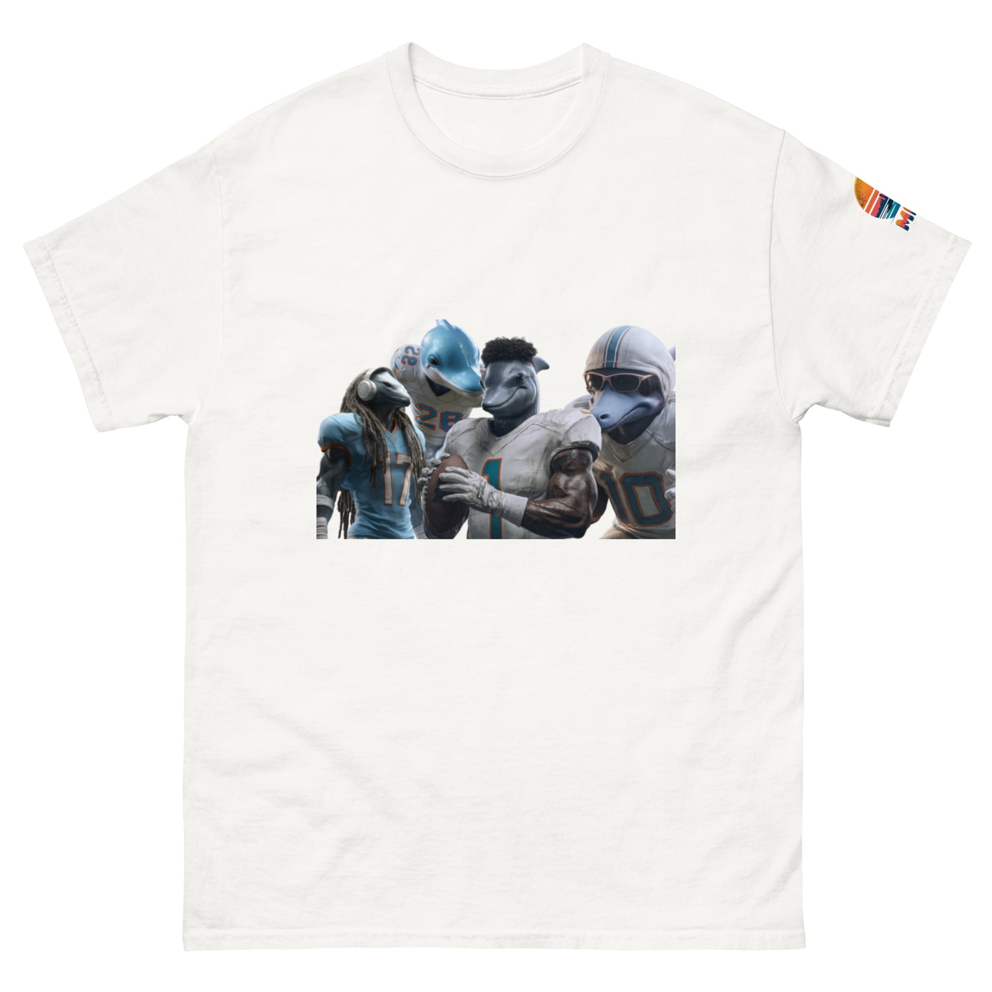 Dolphin 12 M Unisex classic tee White