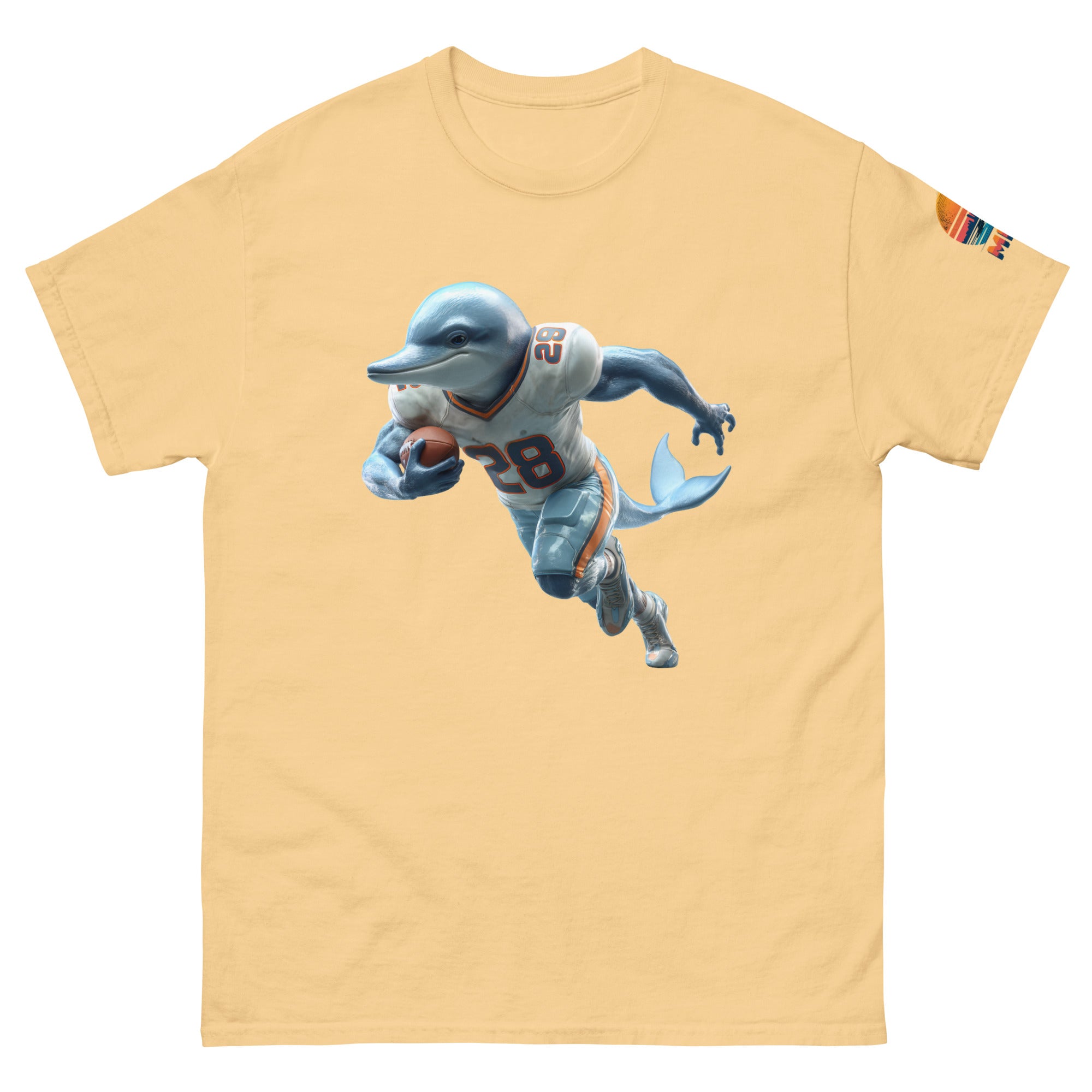 Dolphin 2 M Unisex classic tee Yellow Haze
