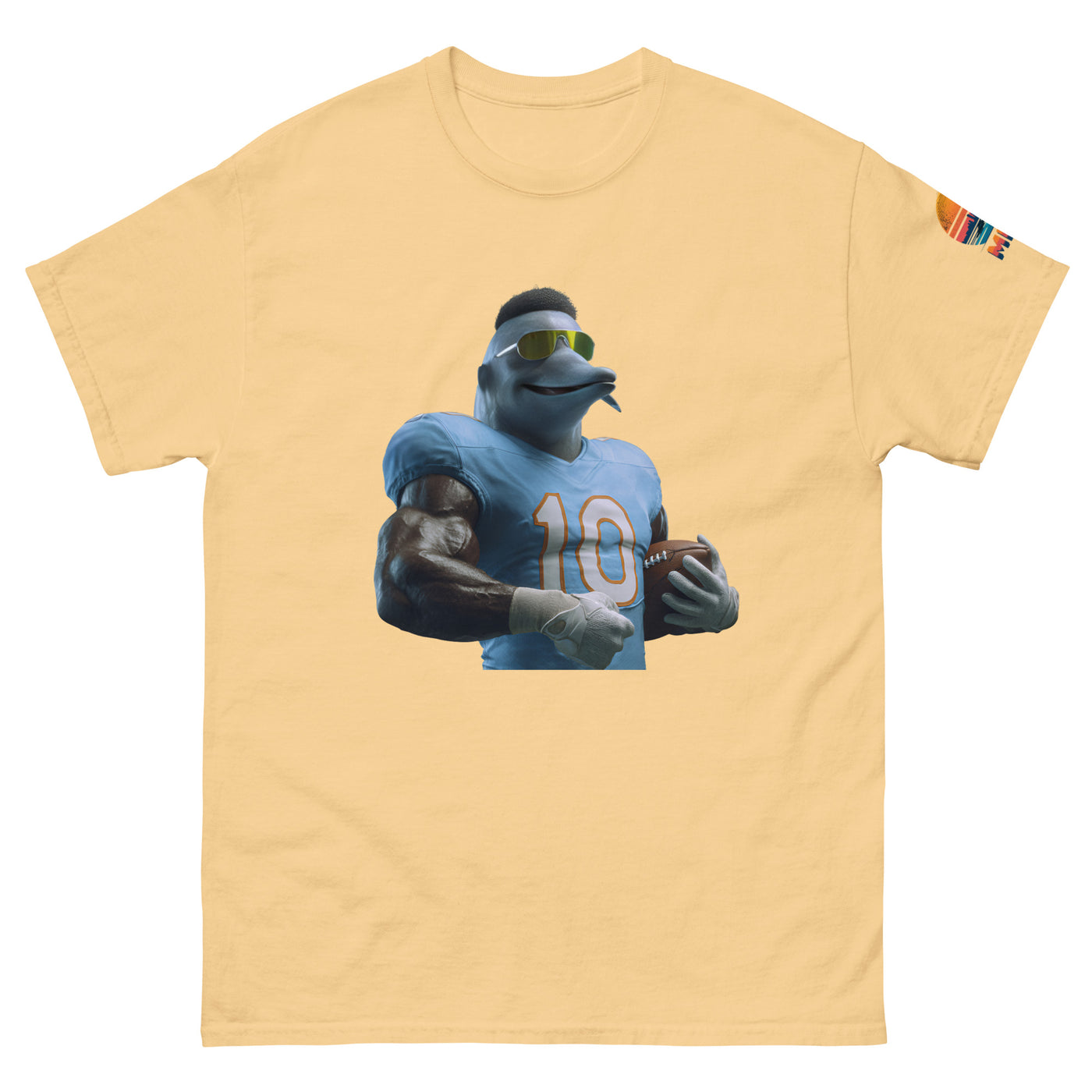 Dolphin 9 M Unisex classic tee Yellow Haze