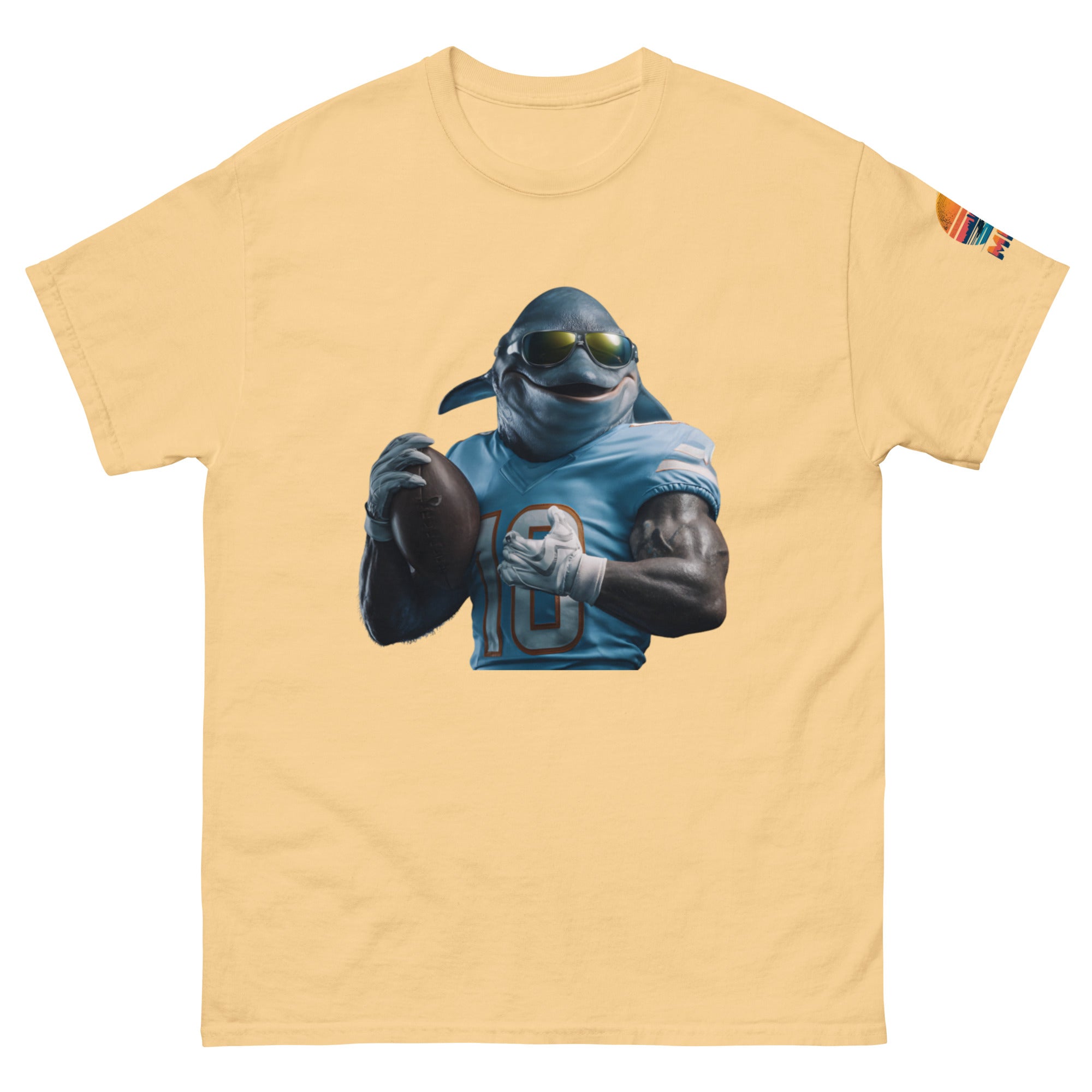 Dolphin 10 M Unisex classic tee Yellow Haze