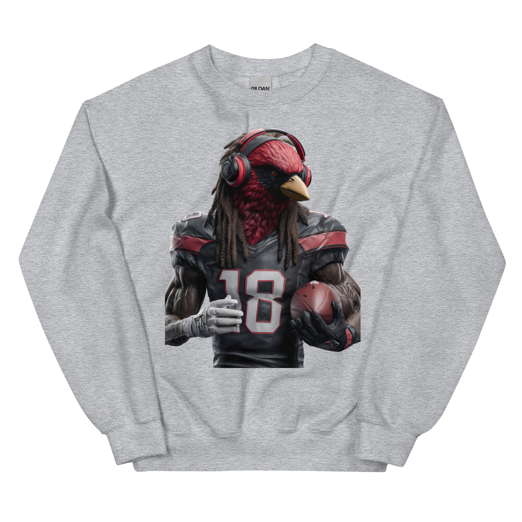 Cardinal 8 men Unisex Sweatshirt Sport Grey