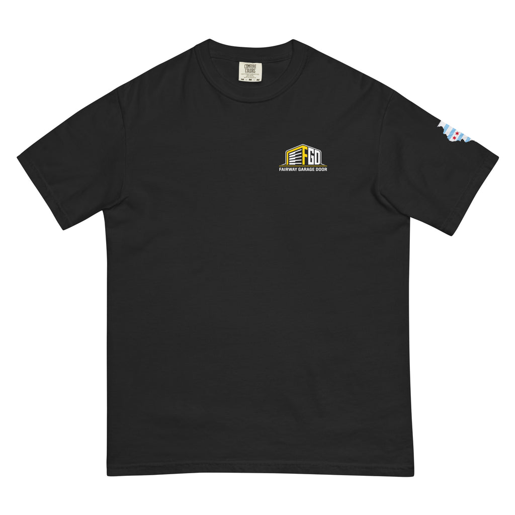Unisex garment-dyed heavyweight t-shirt Fairway T Shirt 1 Black