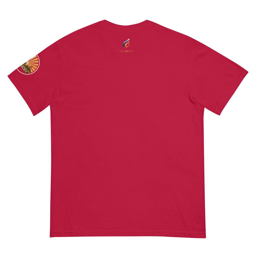 Cardinal 4 Men Unisex garment-dyed heavyweight t-shirt