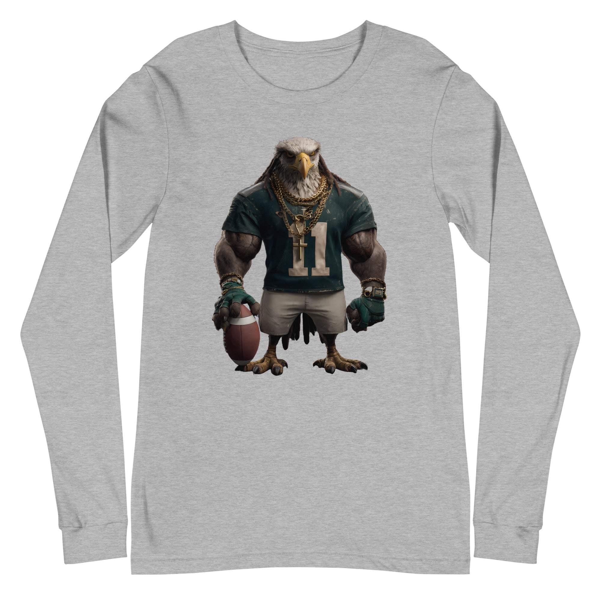 Eagle 8 M Unisex Long Sleeve Tee Athletic Heather