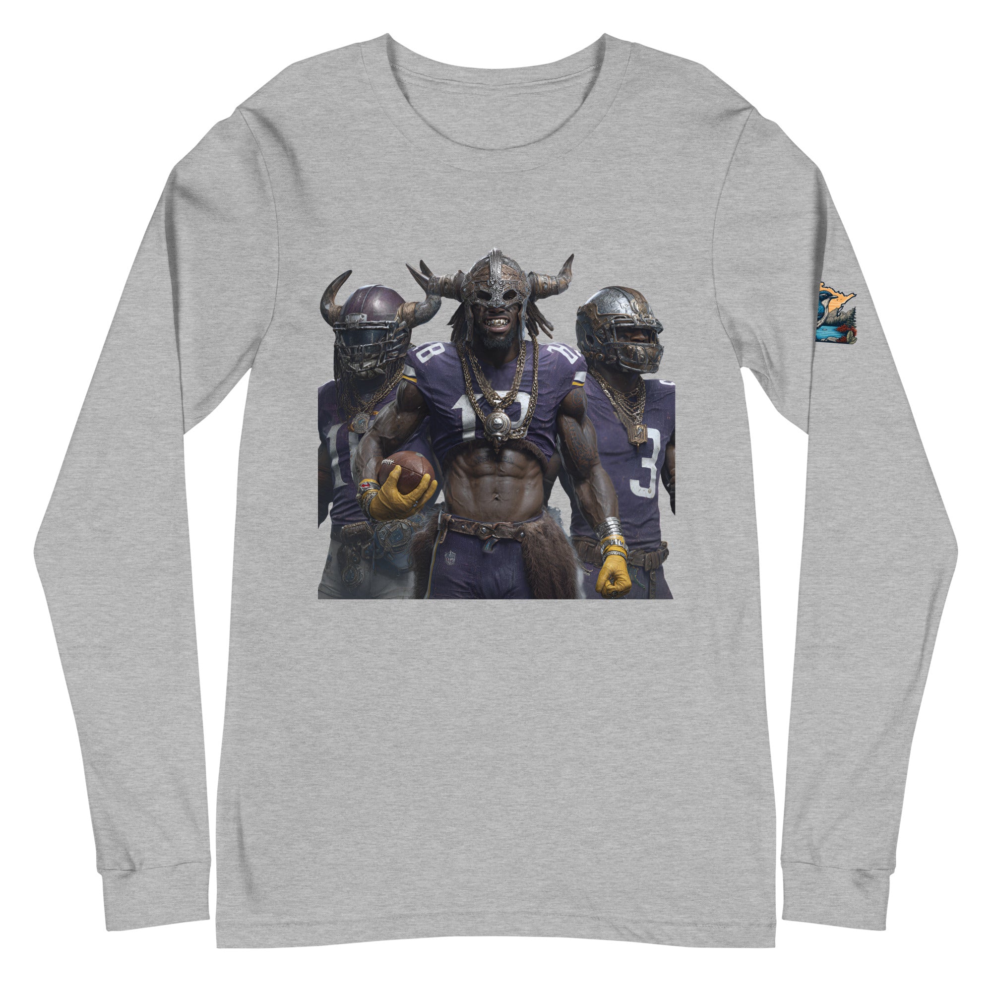 Viking 5 M Unisex Long Sleeve Tee Athletic Heather