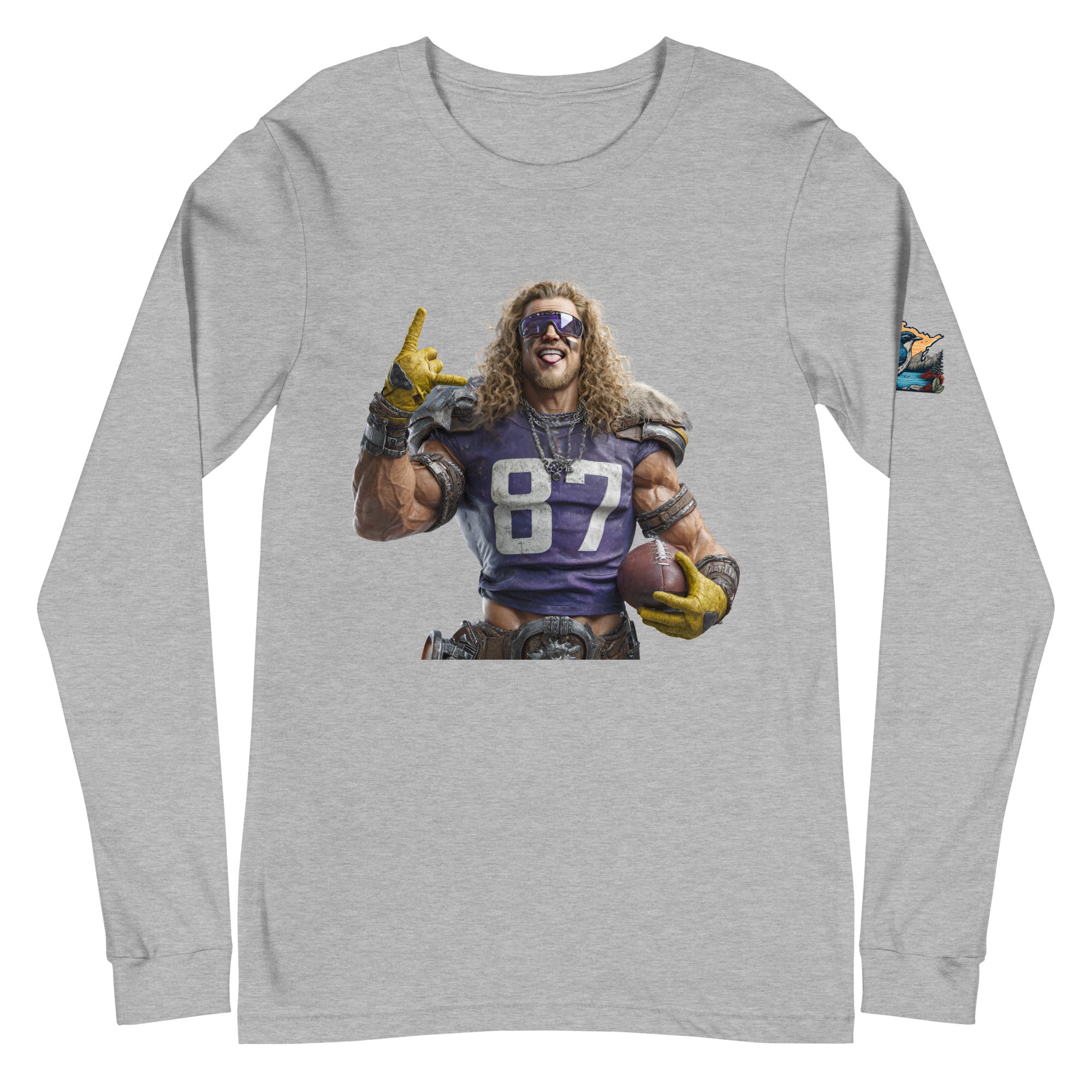Viking 6 M Unisex Long Sleeve Tee Athletic Heather