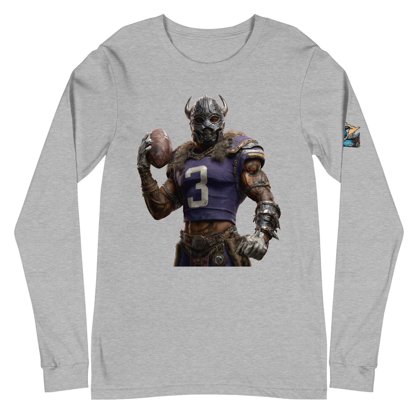 Viking 7 M Unisex Long Sleeve Tee Athletic Heather