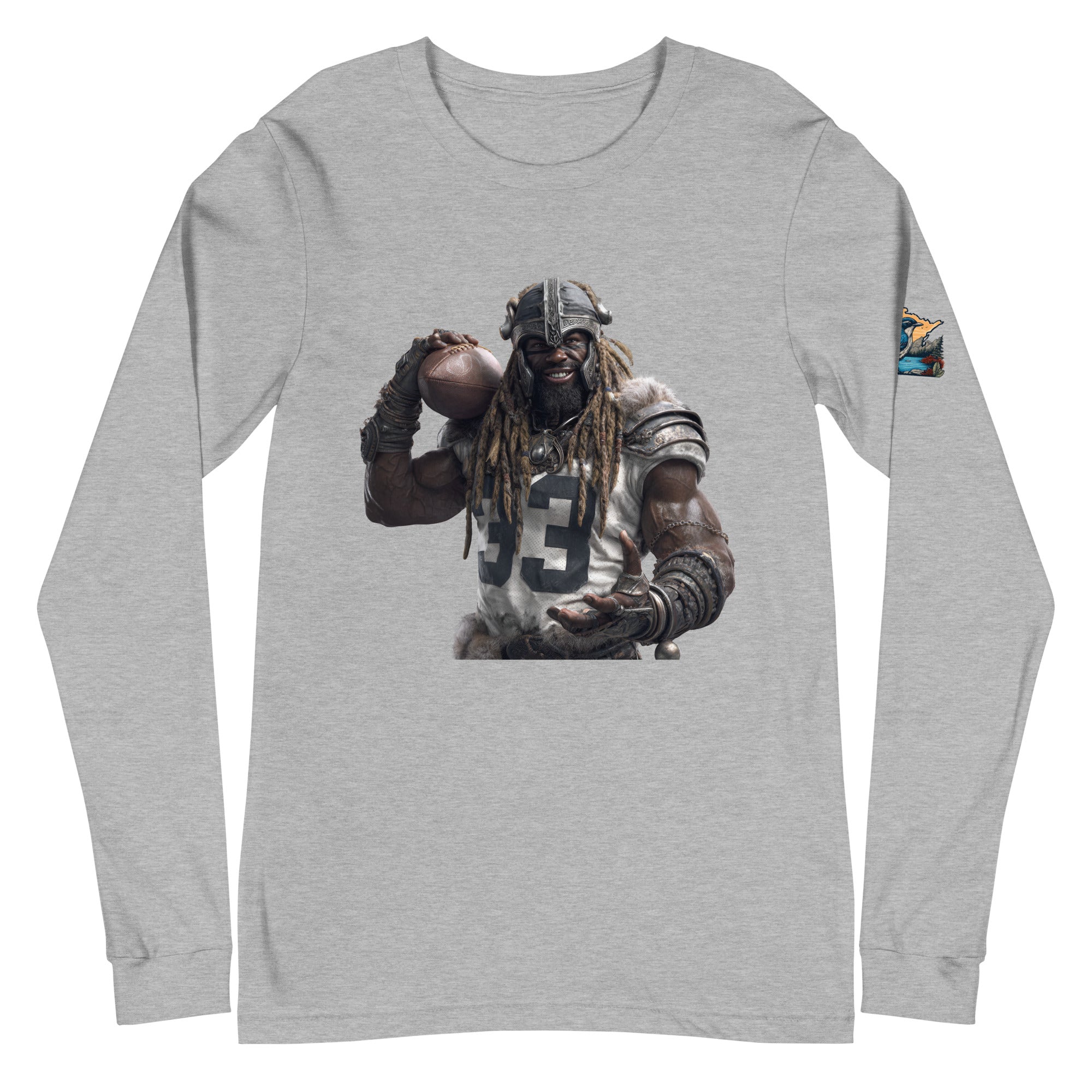 Viking 9 M Unisex Long Sleeve Tee Athletic Heather