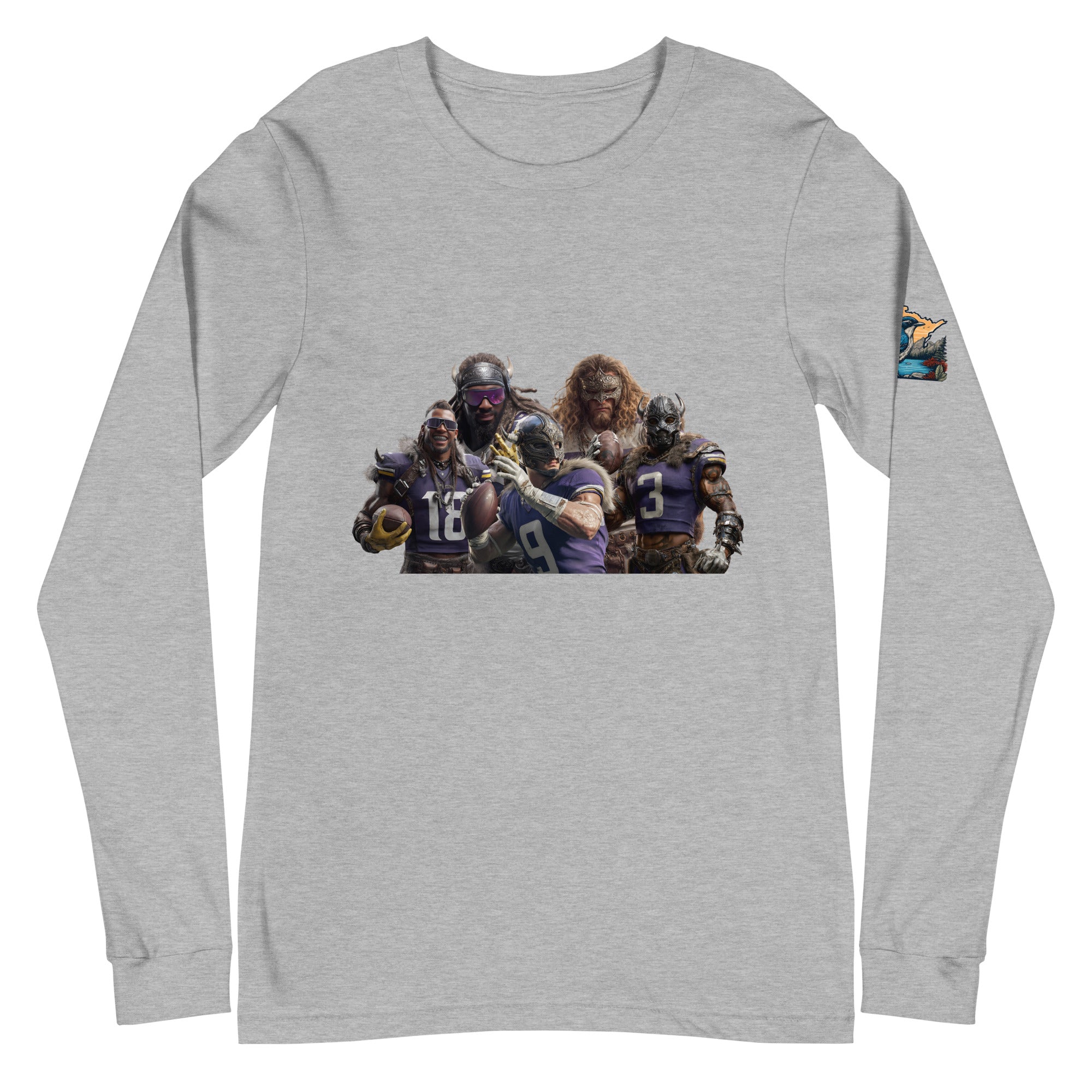 Viking 11 m Unisex Long Sleeve Tee Athletic Heather